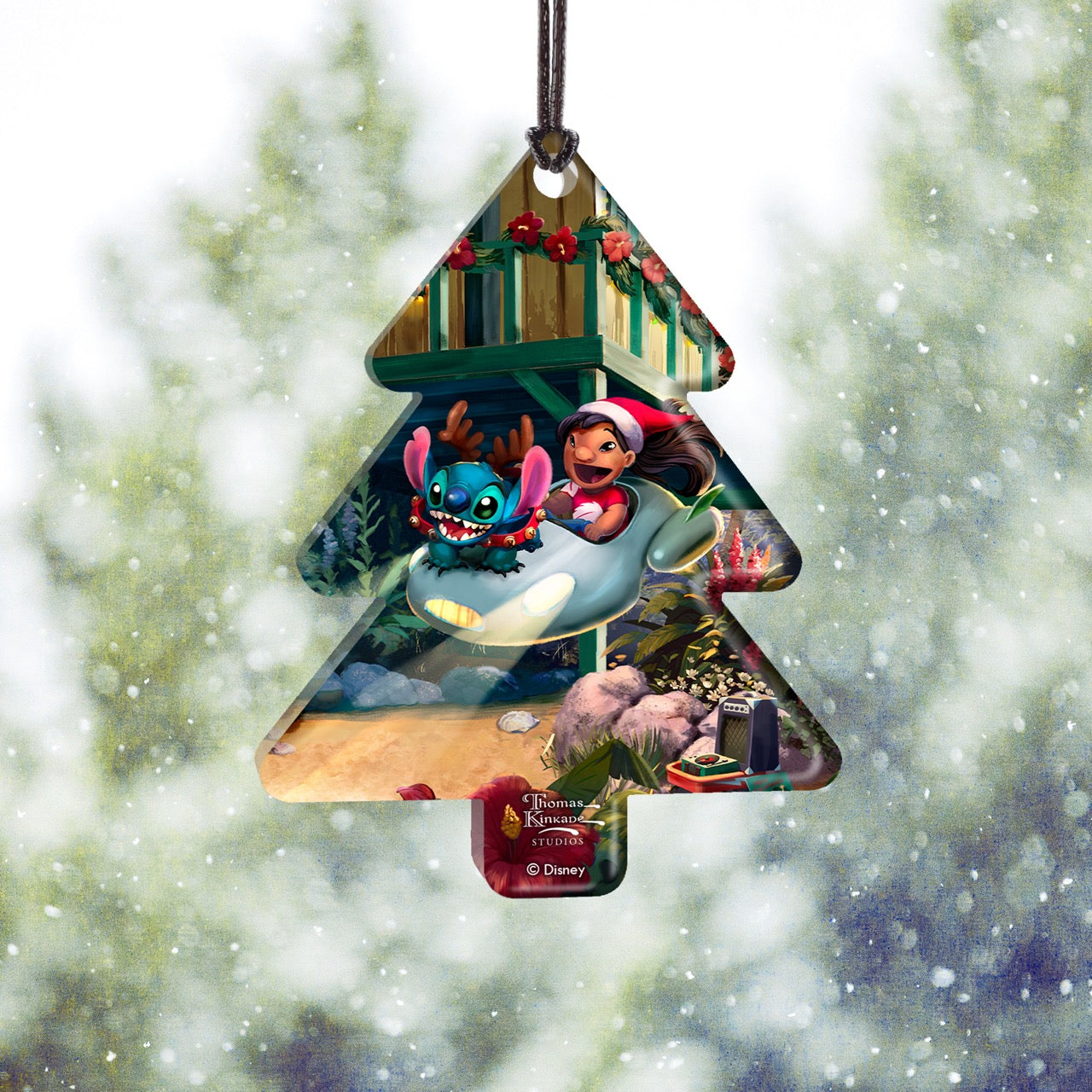 Disney (Lilo & Stitch – Aloha Christmas) Hanging Acrylic Print ACPTREE869