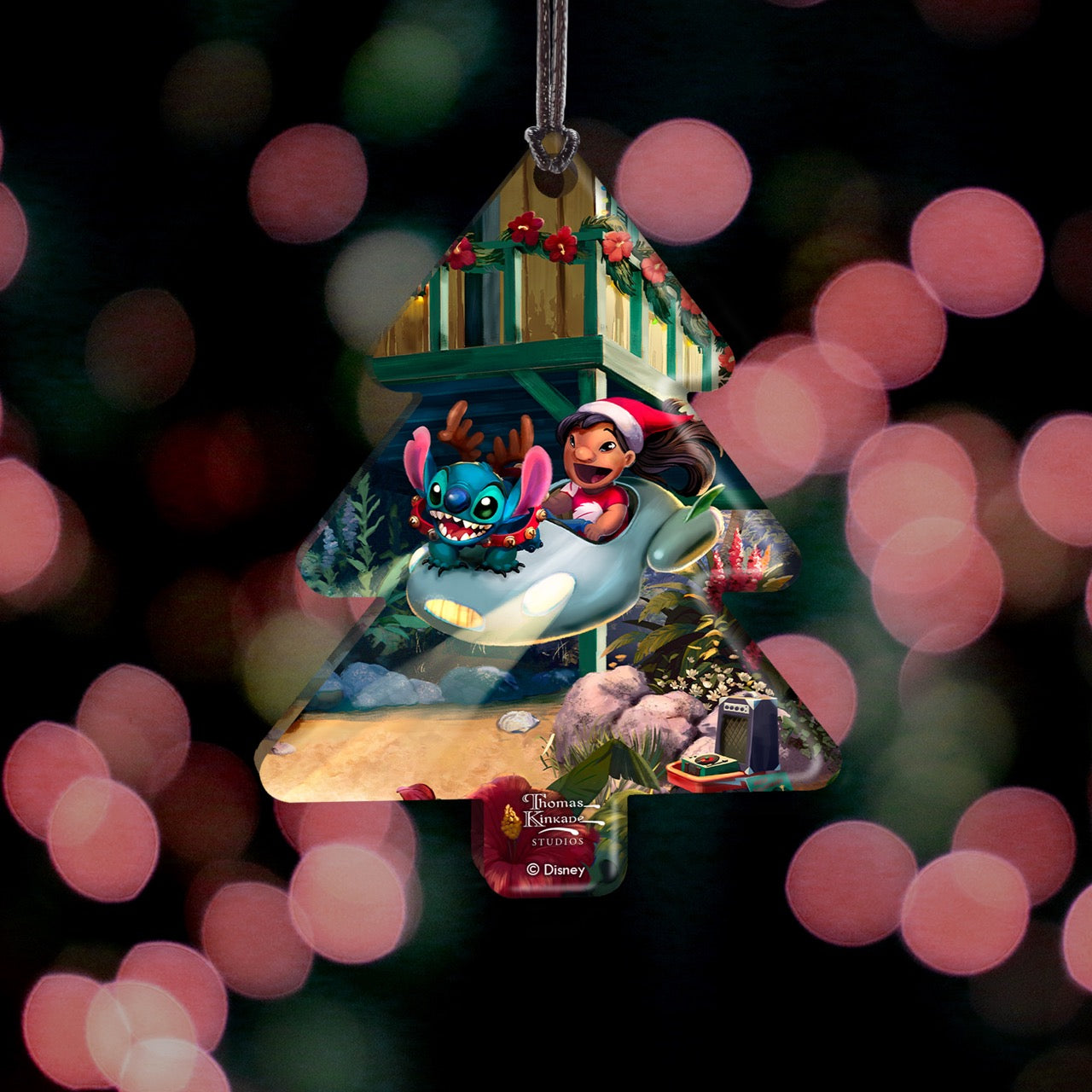 Disney (Lilo & Stitch – Aloha Christmas) Hanging Acrylic Print ACPTREE869