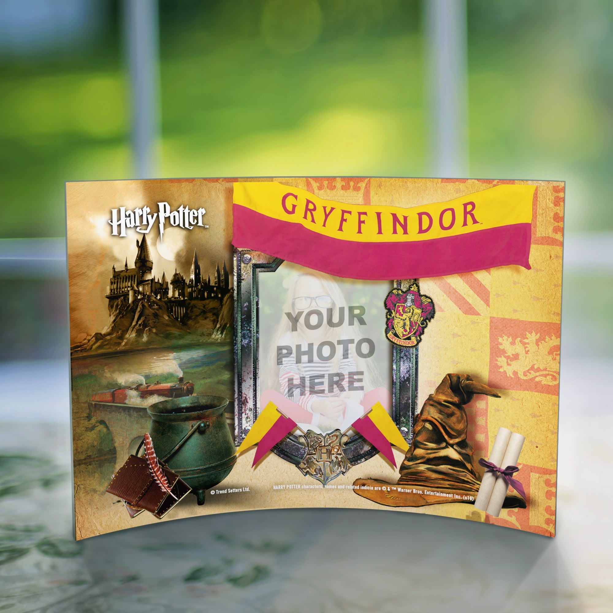 Harry Potter (Gryffindor Sorting Hat - Add Your Photo!)  7" x 5" Curved Acrylic Print ACPU0705CUR028