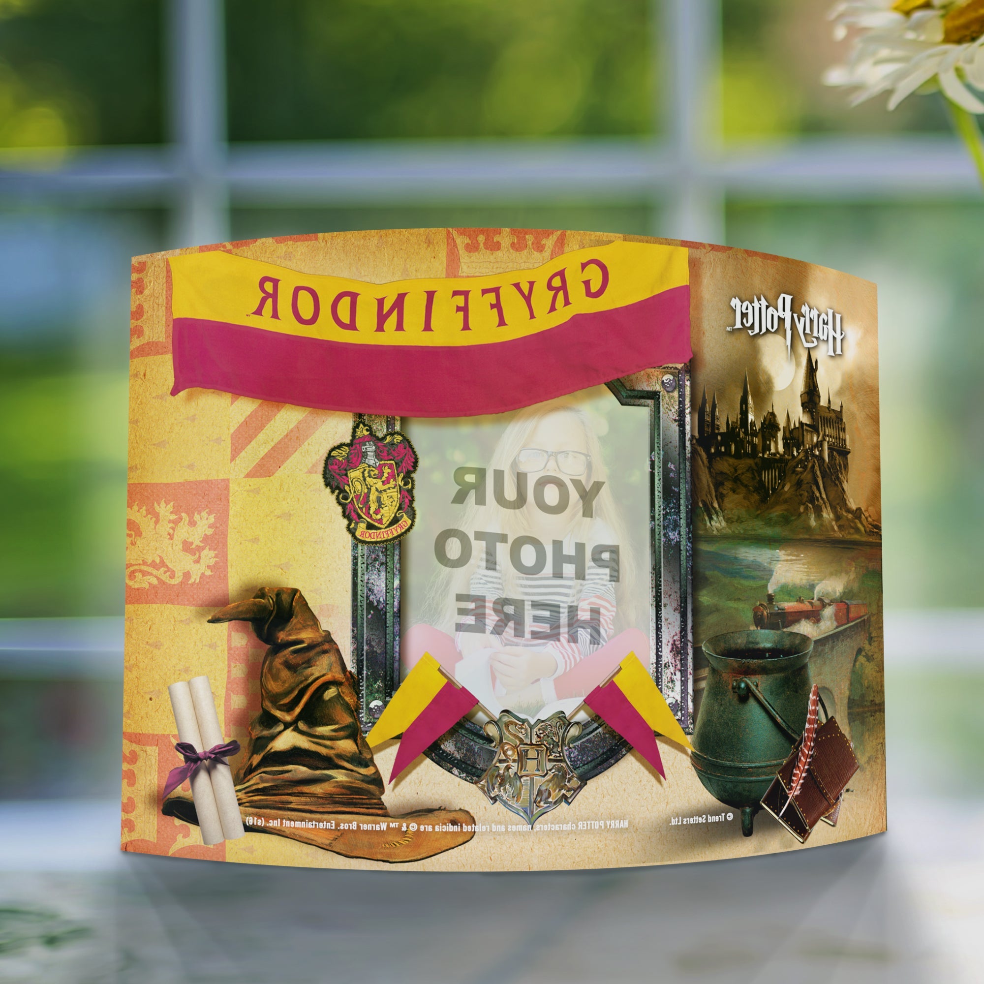 Harry Potter (Gryffindor Sorting Hat - Add Your Photo!)  7" x 5" Curved Acrylic Print ACPU0705CUR028