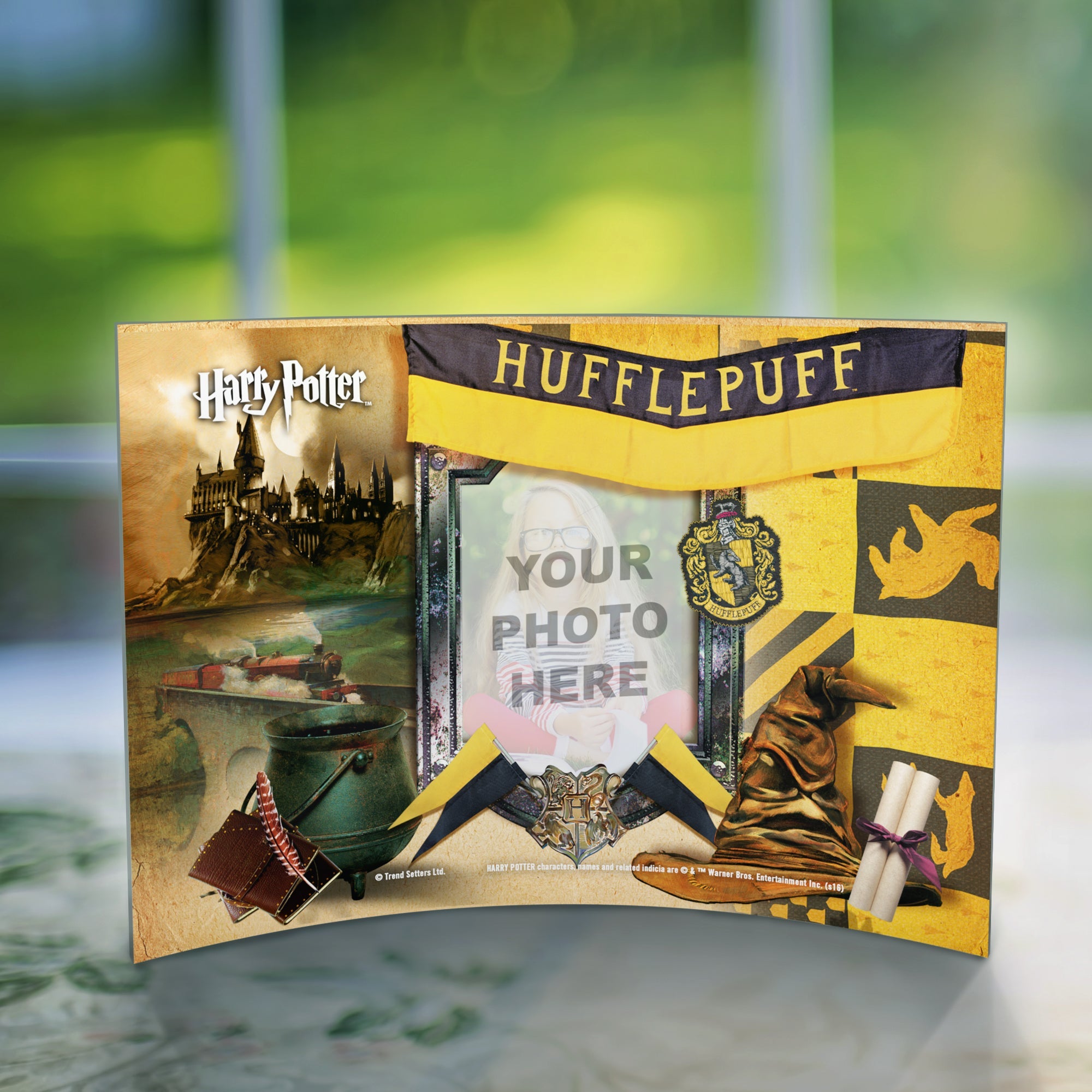 Harry Potter (Hufflepuff Sorting Hat - Add Your Photo!)  7" x 5" Curved Acrylic Print ACPU0705CUR031