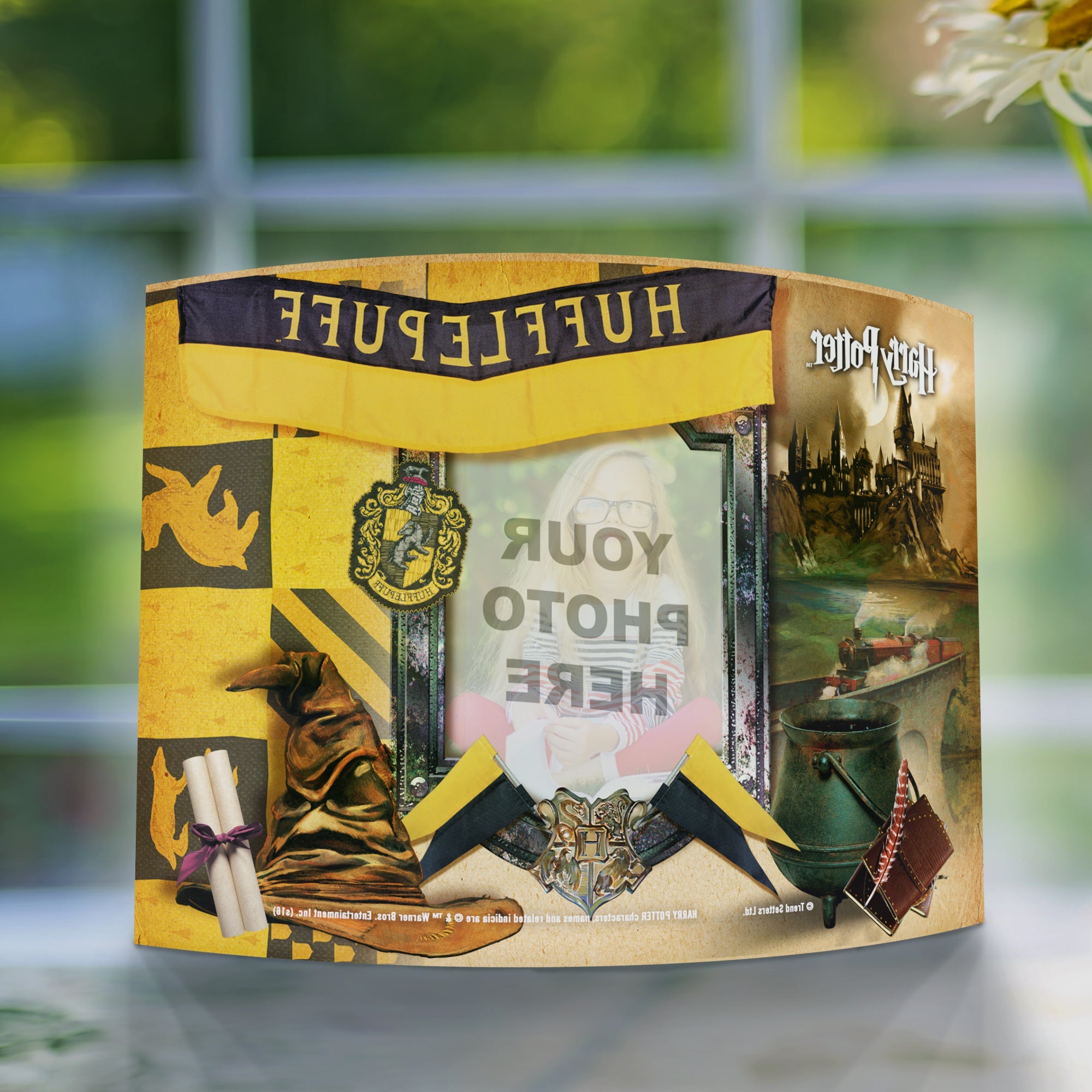 Harry Potter (Hufflepuff Sorting Hat - Add Your Photo!)  7" x 5" Curved Acrylic Print ACPU0705CUR031