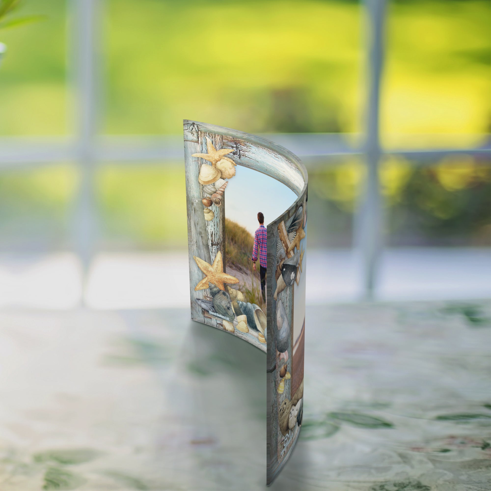 Marjolein Bastin (Beach Frame - Add Your Photo!)  7" x 5" Curved Acrylic Print ACPU0705CUR040