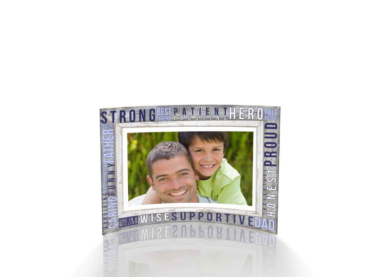 Father's Day Collection (Dad Words - Personalized)  7" x 5" Curved Acrylic Print