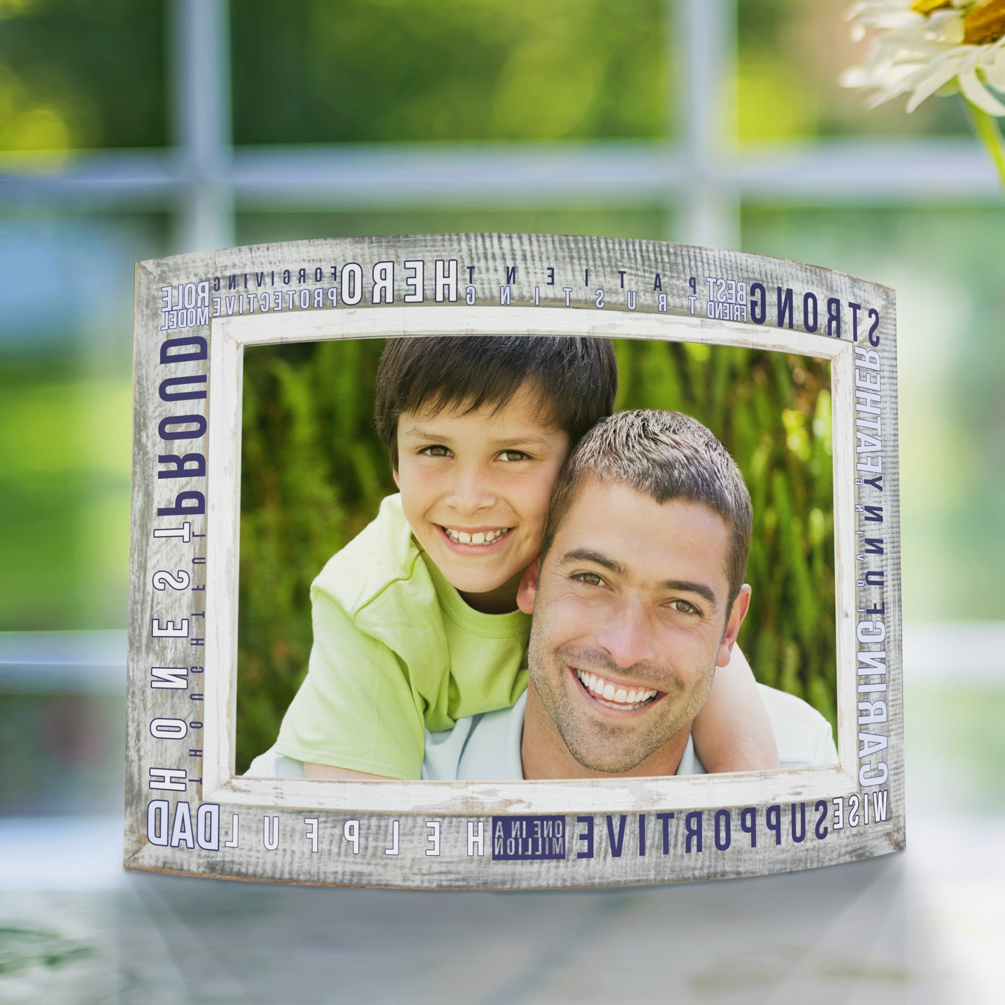 Father's Day Collection (Dad Words - Personalized)  7" x 5" Curved Acrylic Print