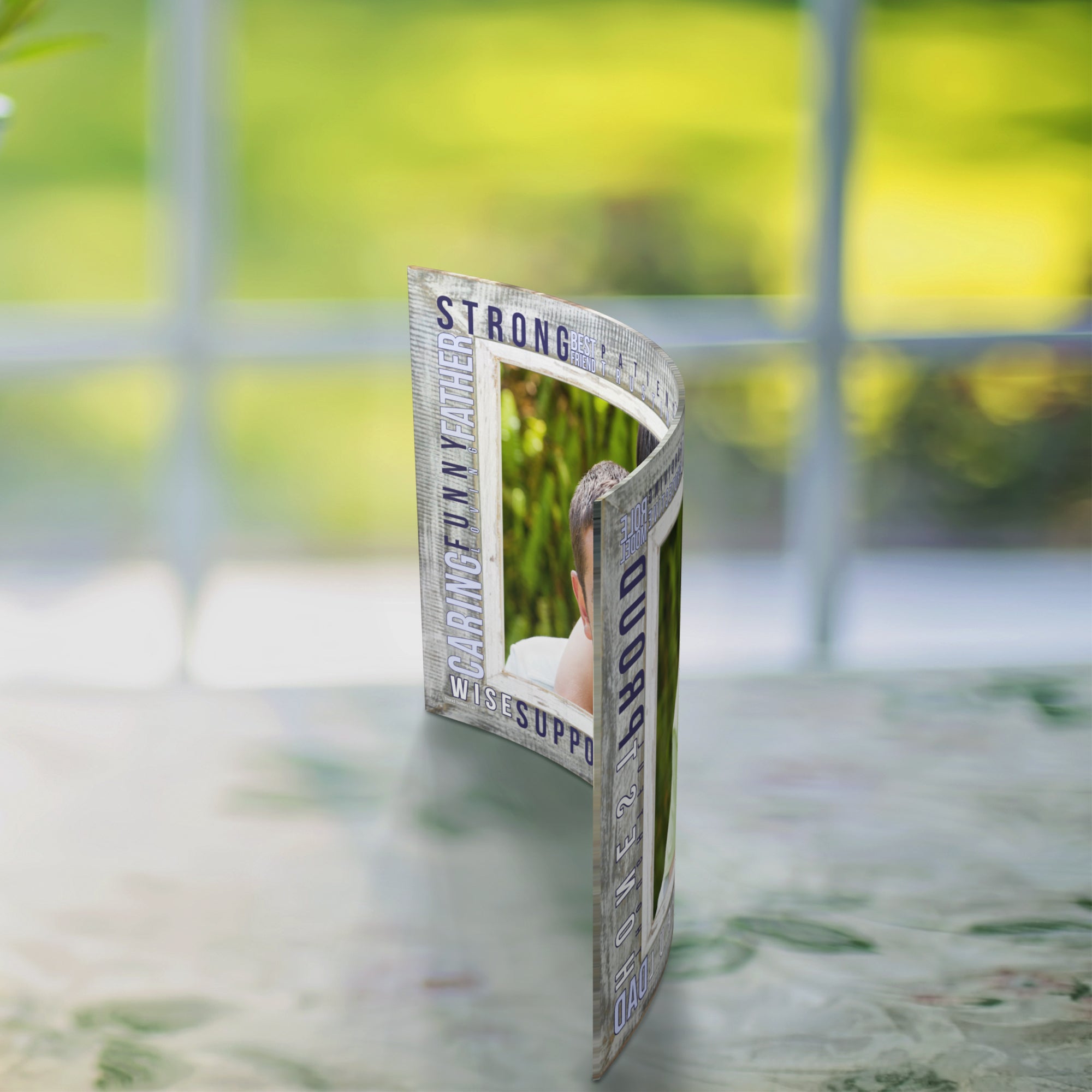 Father's Day Collection (Dad Words - Personalized)  7" x 5" Curved Acrylic Print