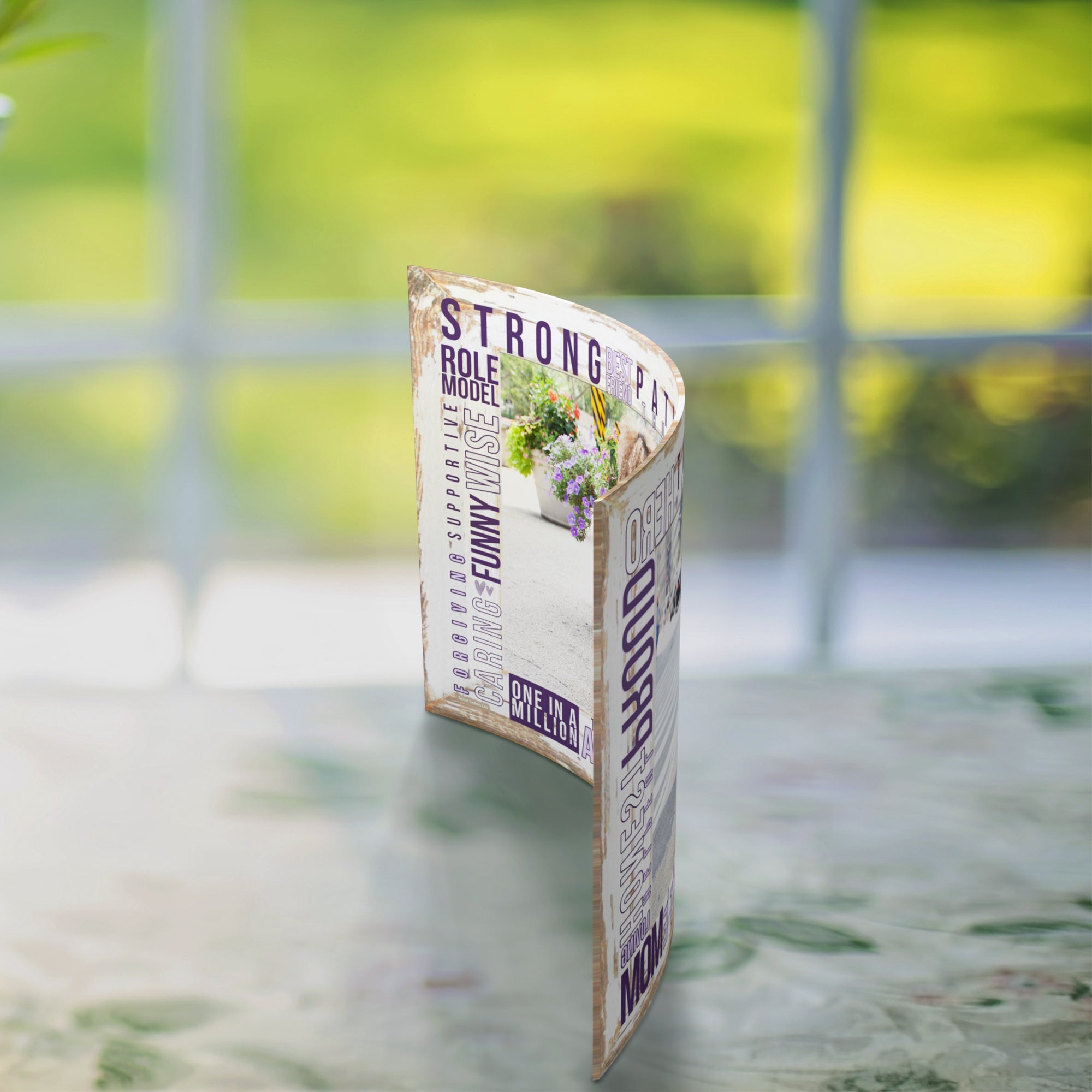 Mother's Day Collection (Mom Words - Personalized)  7" x 5" Curved Acrylic Print