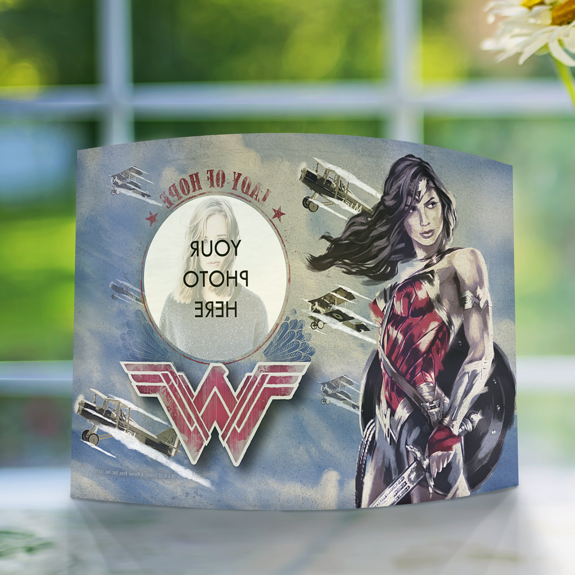 Wonder Woman (Lady of Hope-Personalized) 7" x 5" Curved Acrylic Print ACPU0705CUR117