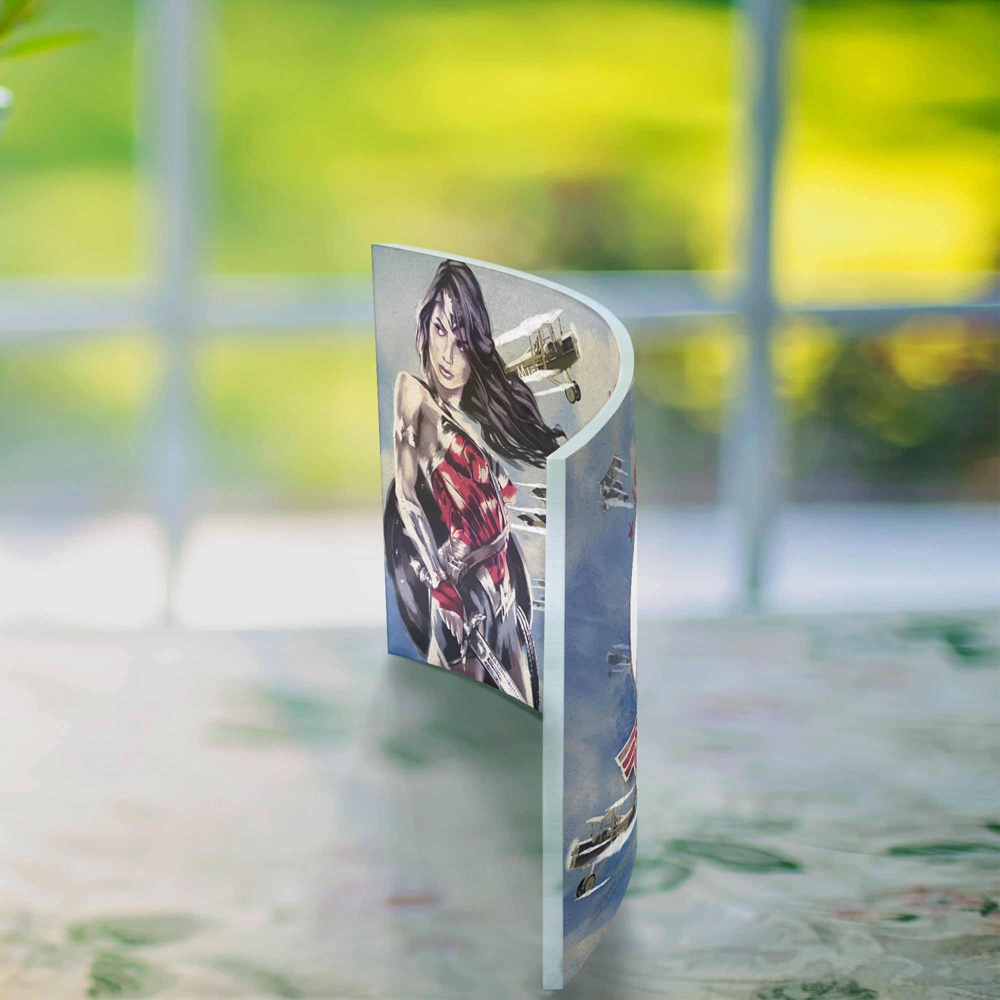 Wonder Woman (Lady of Hope-Personalized) 7" x 5" Curved Acrylic Print ACPU0705CUR117