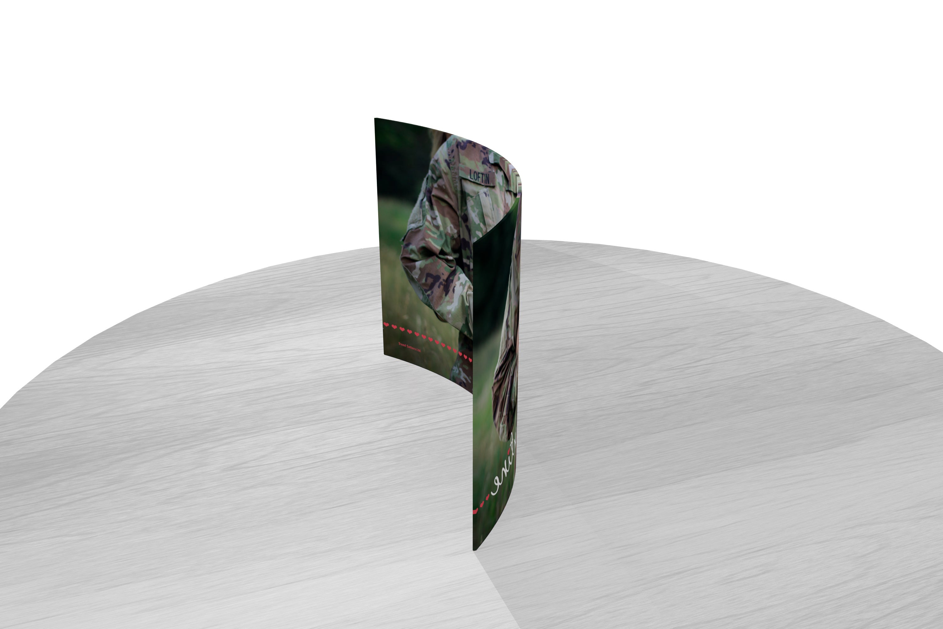 Valentine's Day (My Valentine - Personalized)  7" x 5" Curved Acrylic Print