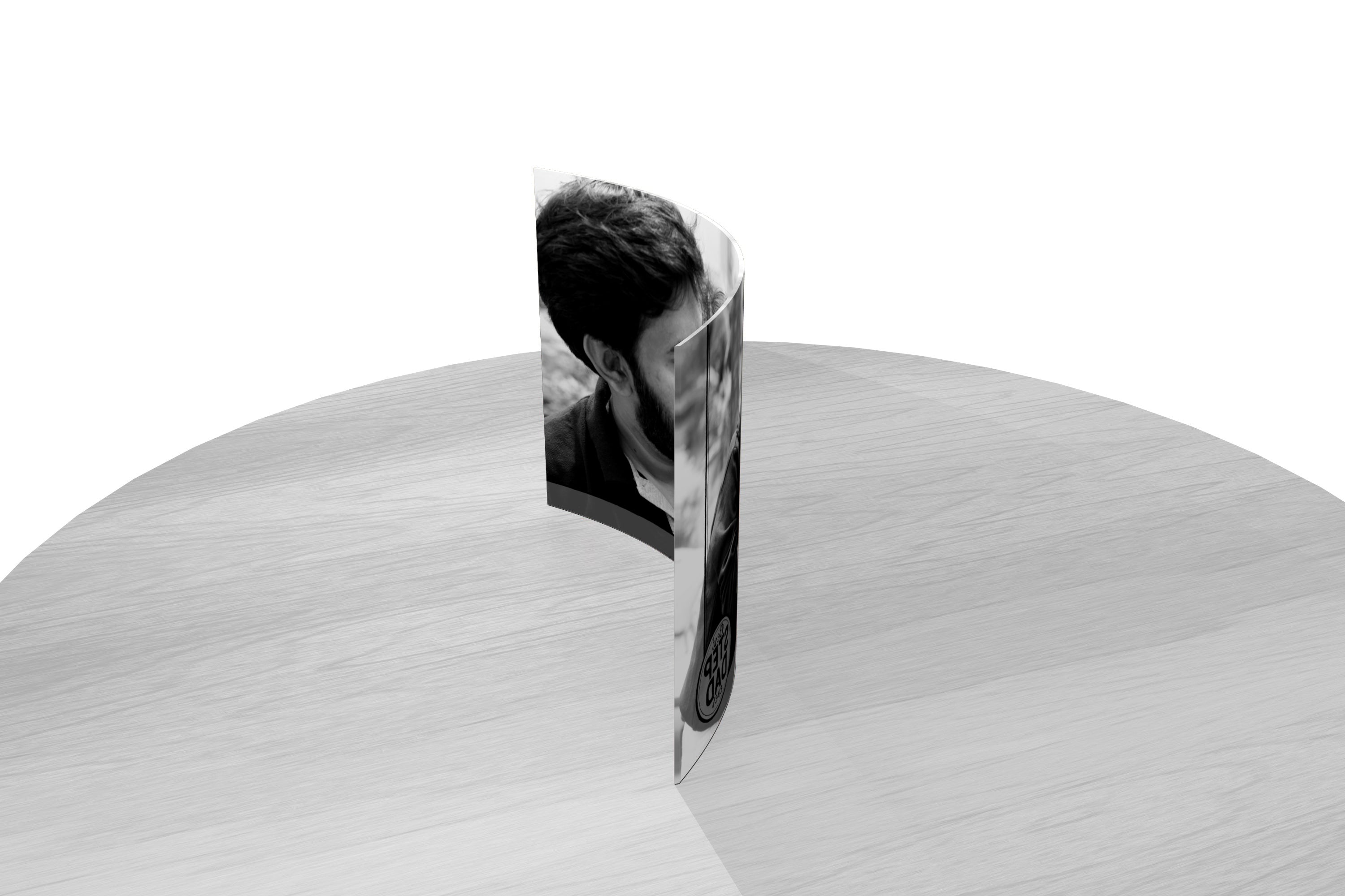 Father's Day Collection (Best Step-Dad Ever - Personalized)  7" x 5" Curved Acrylic Print