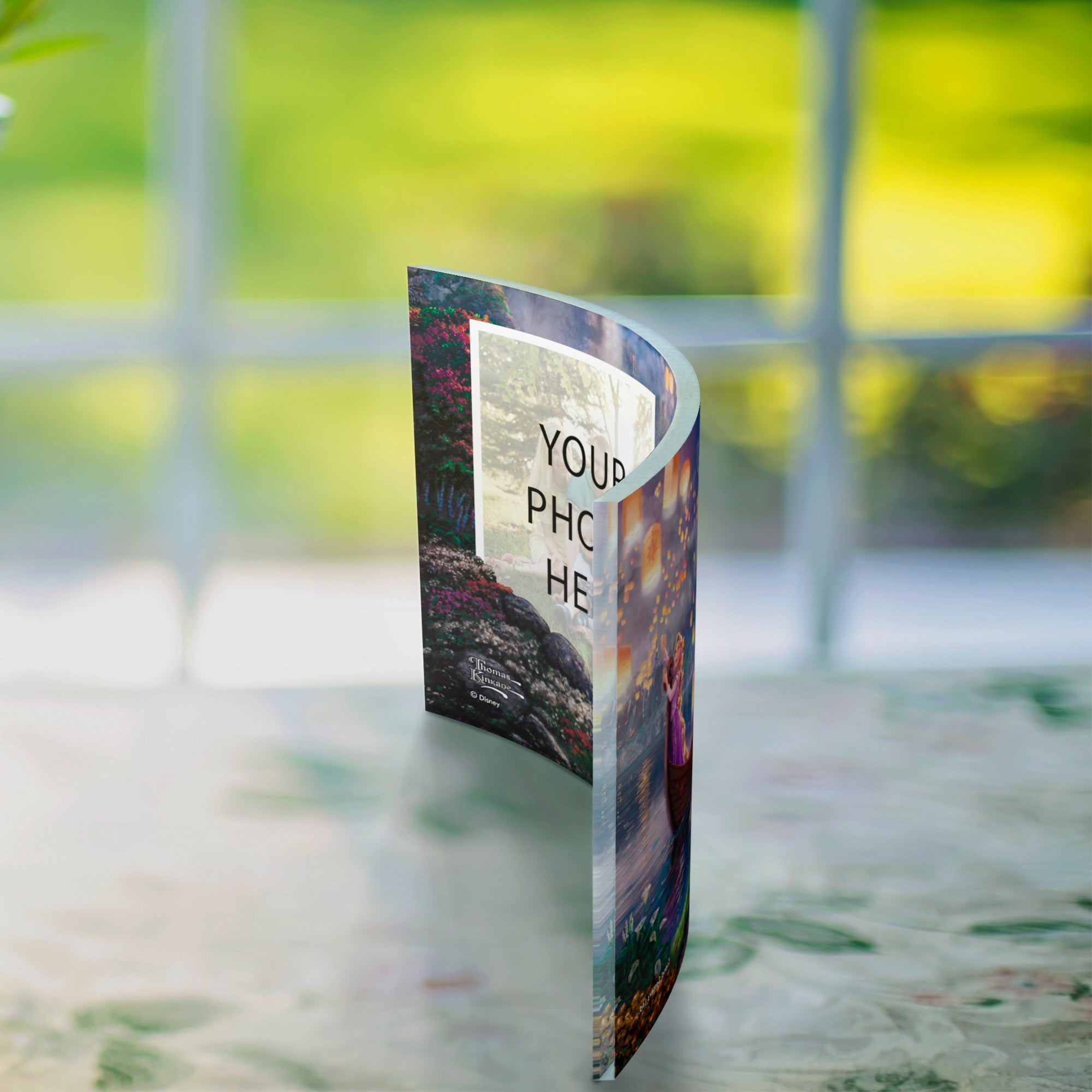 Disney (Tangled - Add Your Photo!) 7" x 5" Curved Acrylic Print ACPU0705CUR446