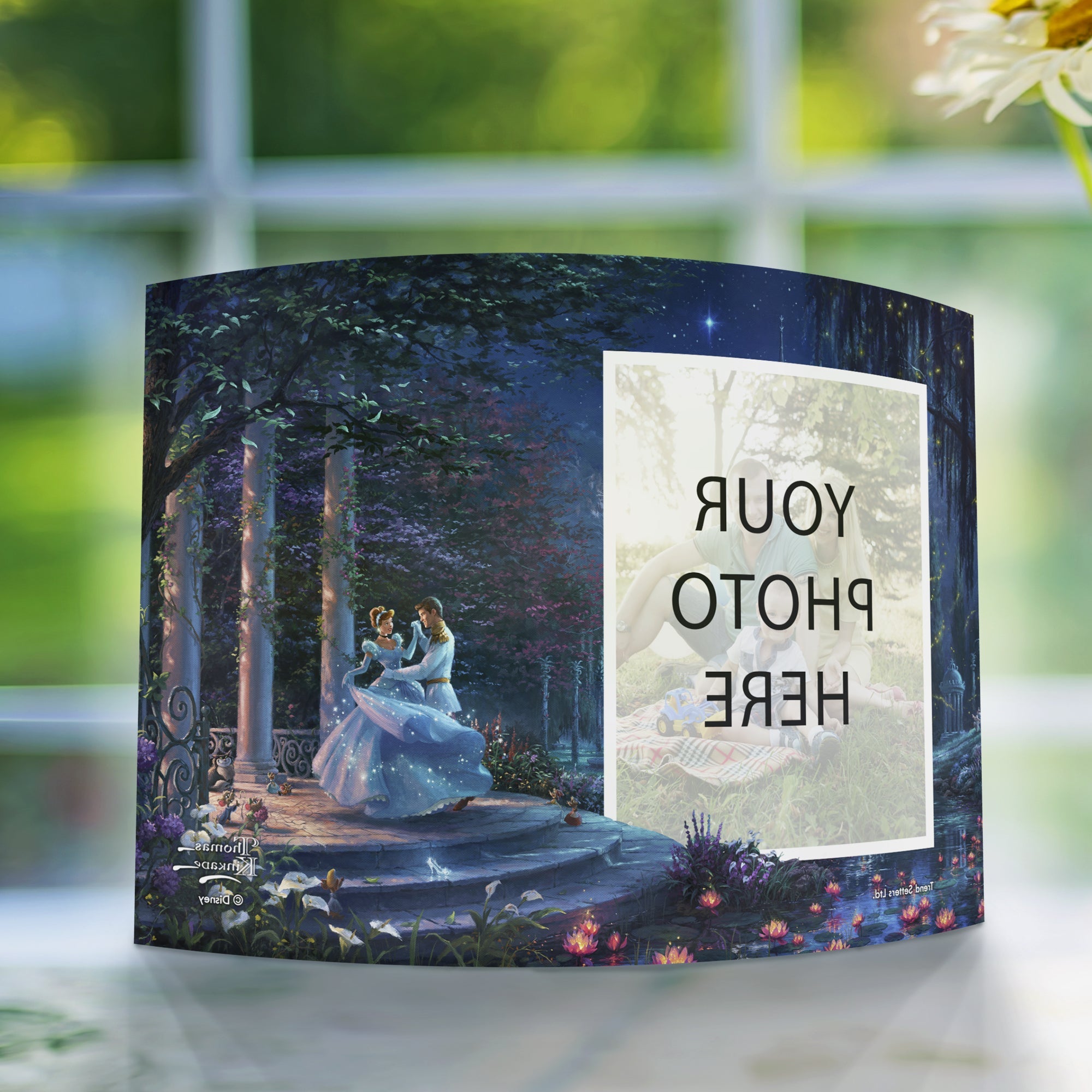 Disney (Cinderella Dancing in the Starlight - Add Your Photo!) 7" x 5" Curved Acrylic Print ACPU0705CUR447