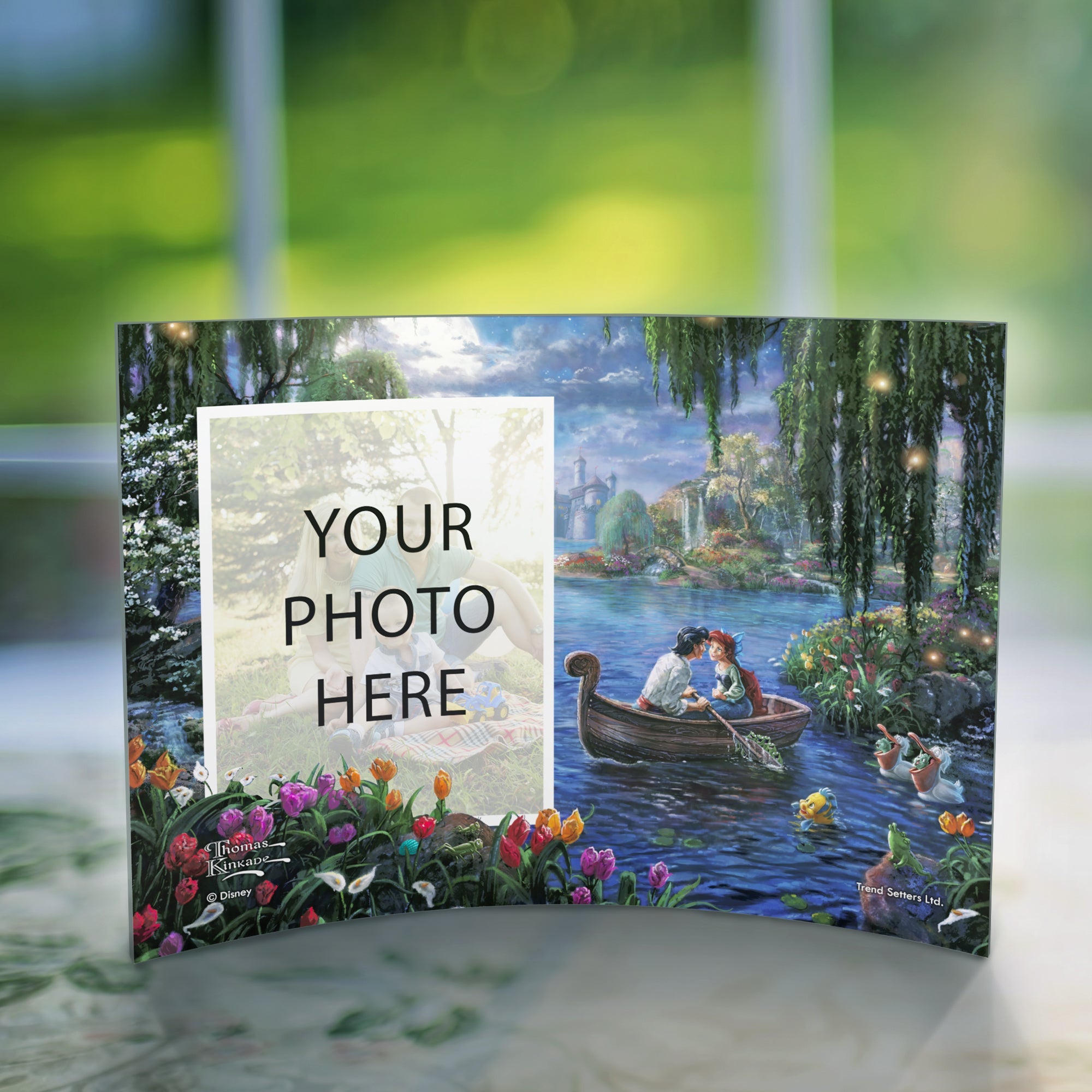 Disney (The Little Mermaid II - Add Your Photo!) 7" x 5" Curved Acrylic Print ACPU0705CUR448