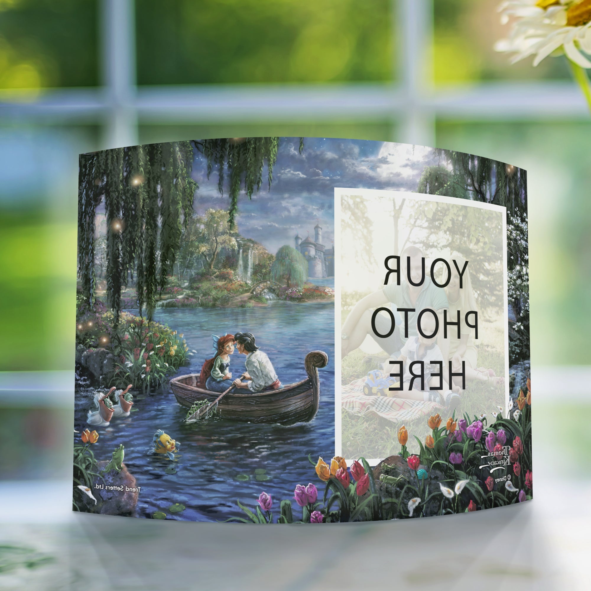 Disney (The Little Mermaid II - Add Your Photo!) 7" x 5" Curved Acrylic Print ACPU0705CUR448