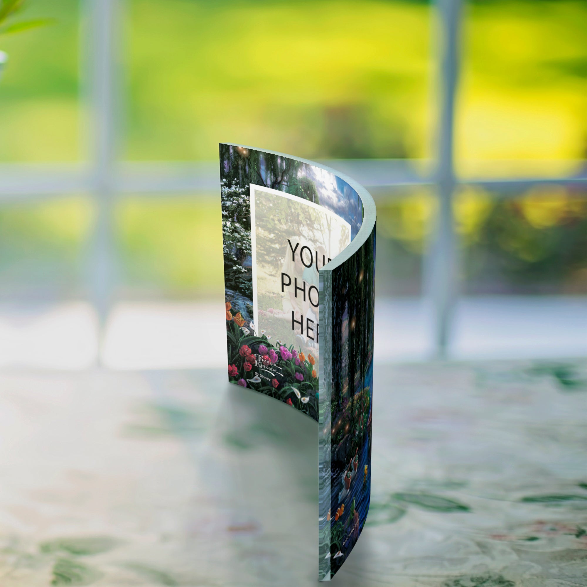 Disney (The Little Mermaid II - Add Your Photo!) 7" x 5" Curved Acrylic Print ACPU0705CUR448