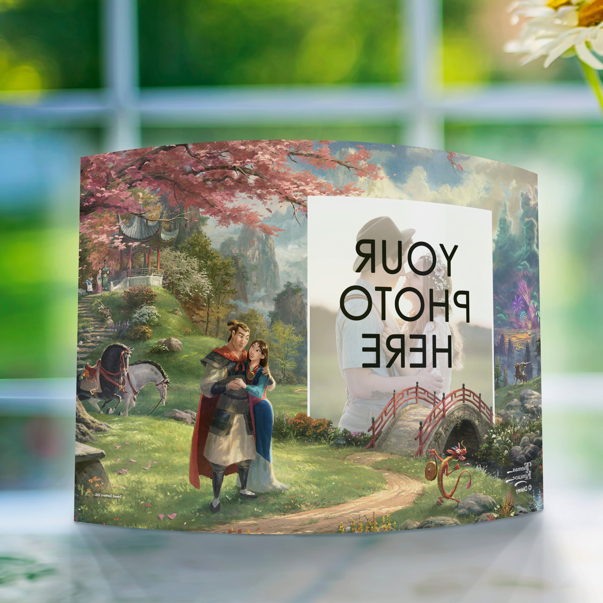 Disney (Mulan Blossoms of Love - Add Your Photo!) 7" x 5" Curved Acrylic Print ACPU0705CUR478