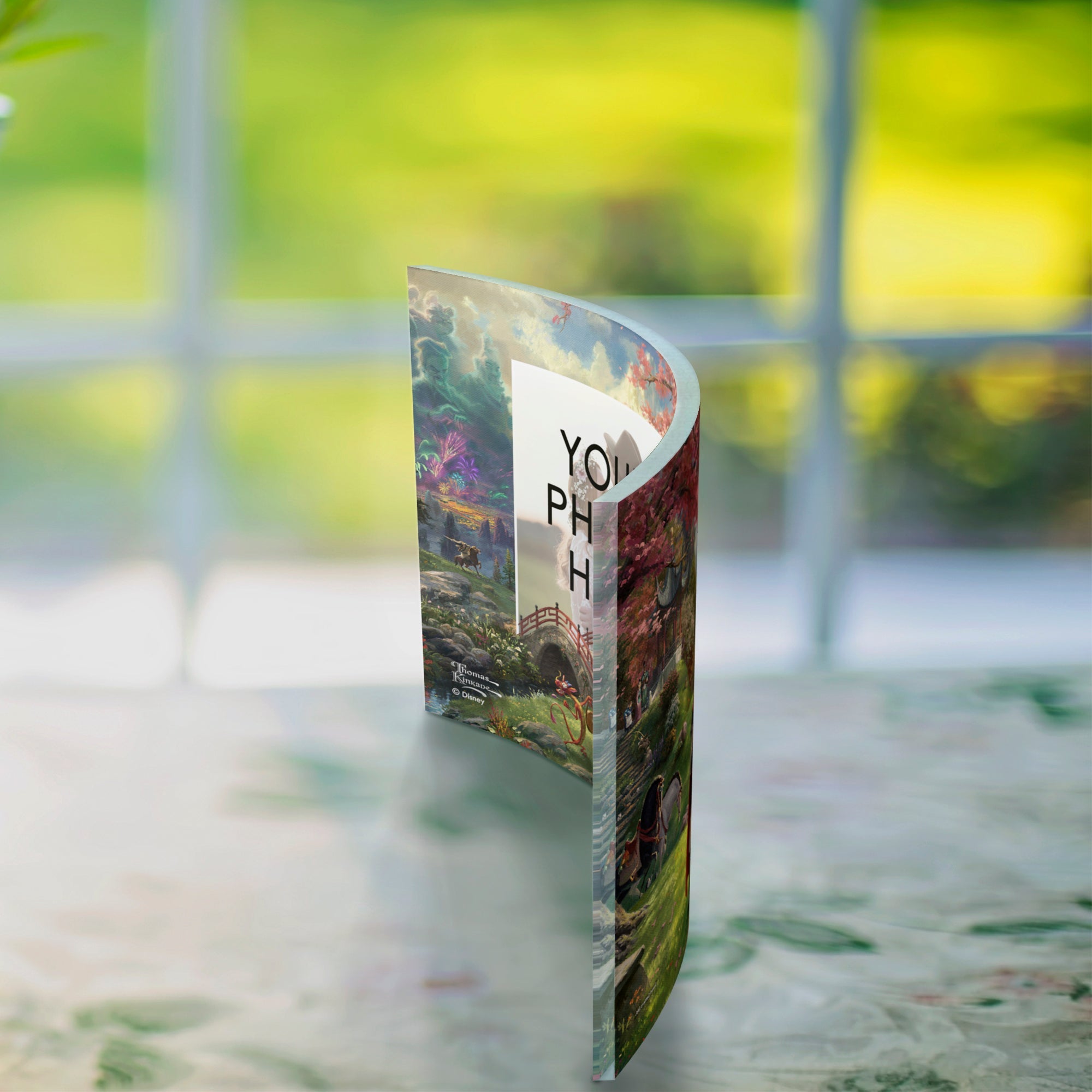 Disney (Mulan Blossoms of Love - Add Your Photo!) 7" x 5" Curved Acrylic Print ACPU0705CUR478