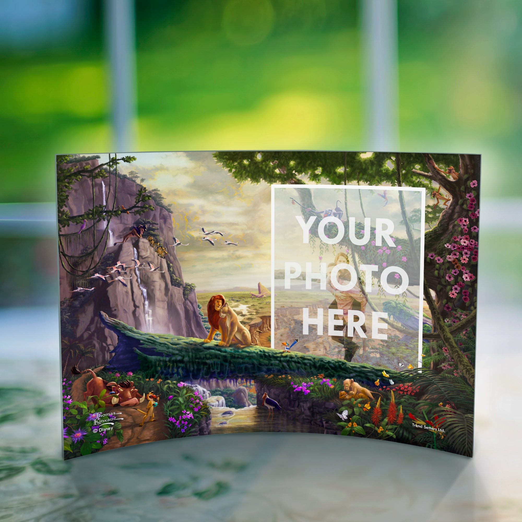 Disney (Lion King Return to Pride Rock - Add Your Photo!) 7" x 5" Curved Acrylic Print ACPU0705CUR482