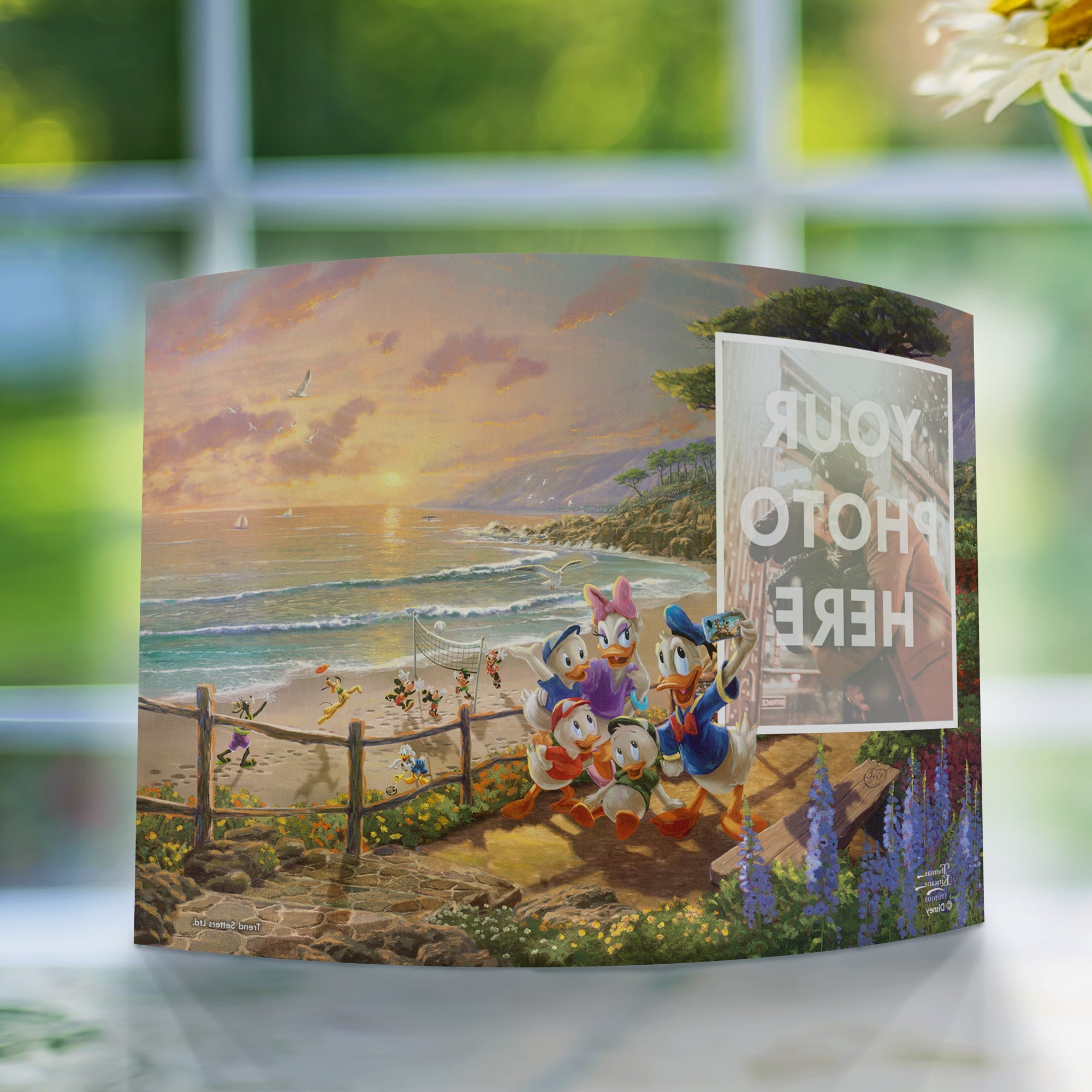 Disney (Donald and Daisy - A Duck Day Afternoon - Add Your Photo!) 7" x 5" Curved Acrylic Print ACPU0705CUR619