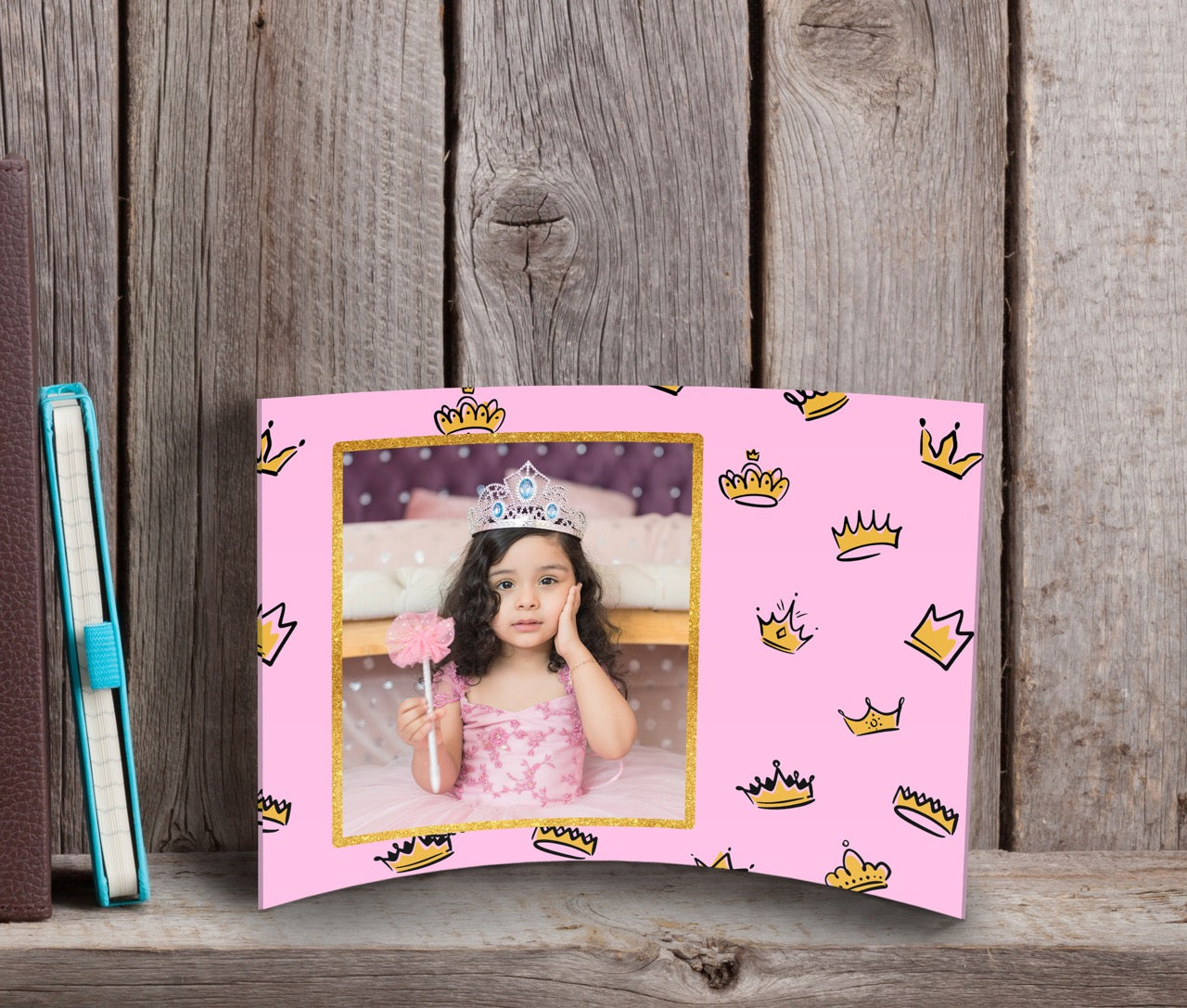 Trend Setters Original (Interests - Left Photo Upload) 7" x 5" Curved Acrylic Print