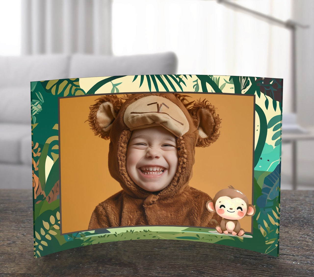 Trend Setters Original (Interests - Center Photo Upload) 7 x 5 Curved Acrylic Print