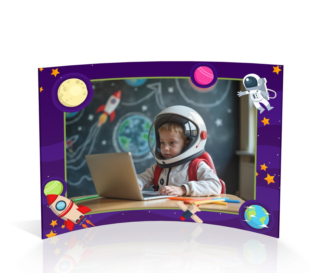 Trend Setters Original (Interests - Center Photo Upload) 7 x 5 Curved Acrylic Print