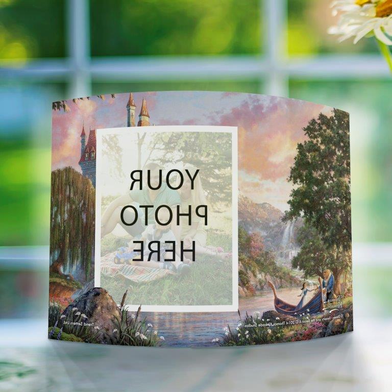 Disney (Beauty and the Beast - Personalized) 7" x 5" Curved Acrylic Print ACPU0705CUR391