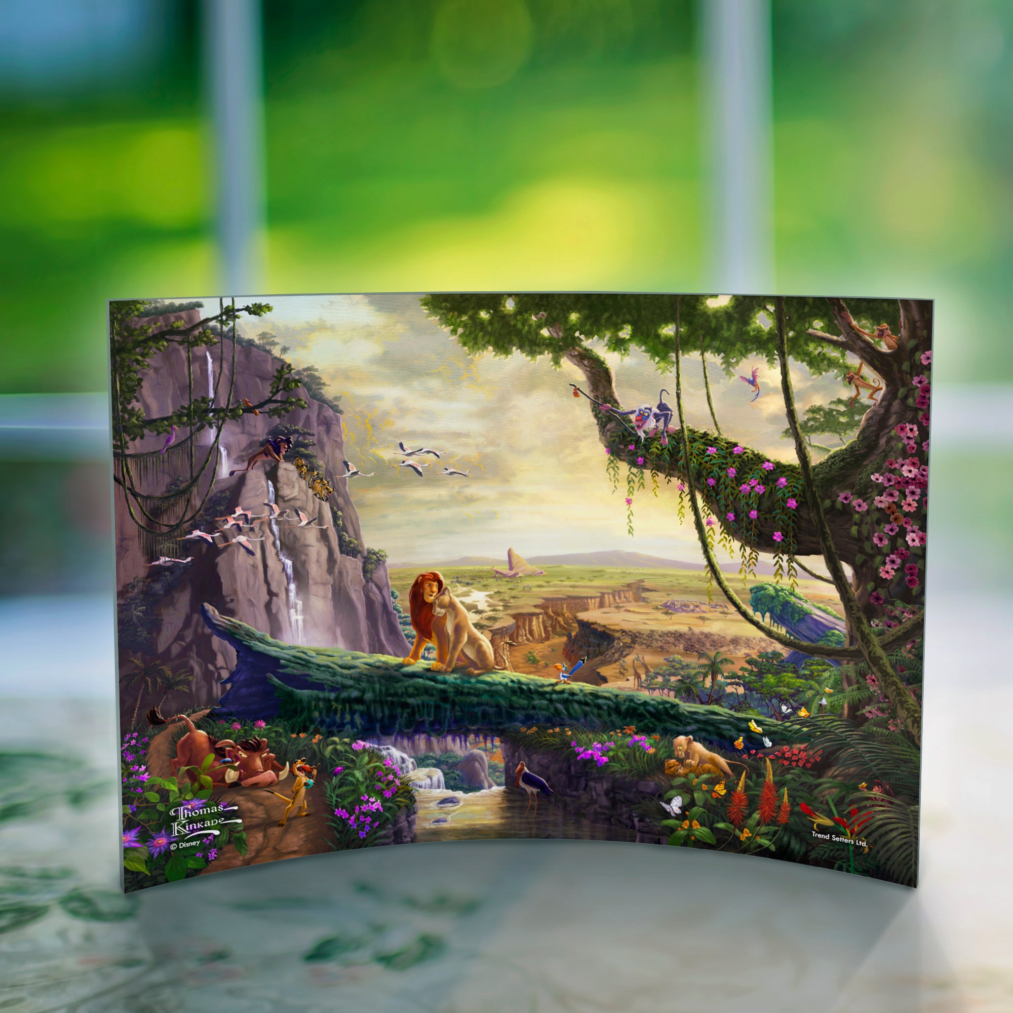 Disney (Lion King Return to Pride Rock) 10" x 7" Curved Acrylic Print ACP1007CUR479