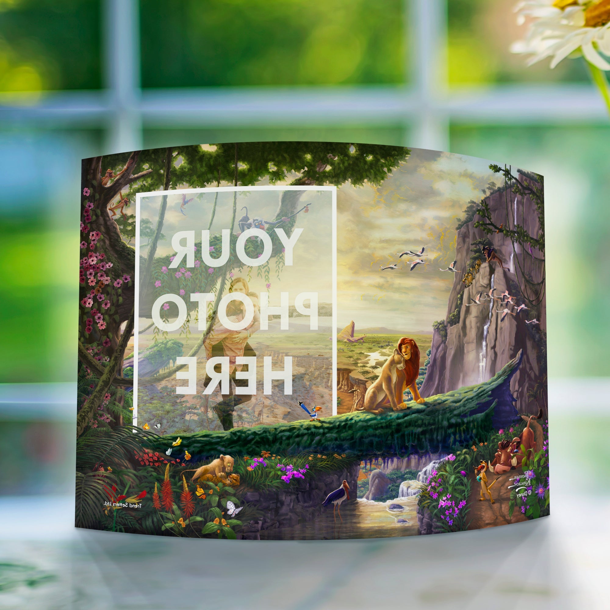 Disney (Lion King Return to Pride Rock - Add Your Photo!) 10" x 7" Curved Acrylic Print ACPU1007CUR481