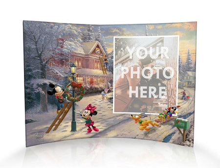 Disney (Mickey's Victorian Christmas-Personalized) 10" x 7" Curved Acrylic Print