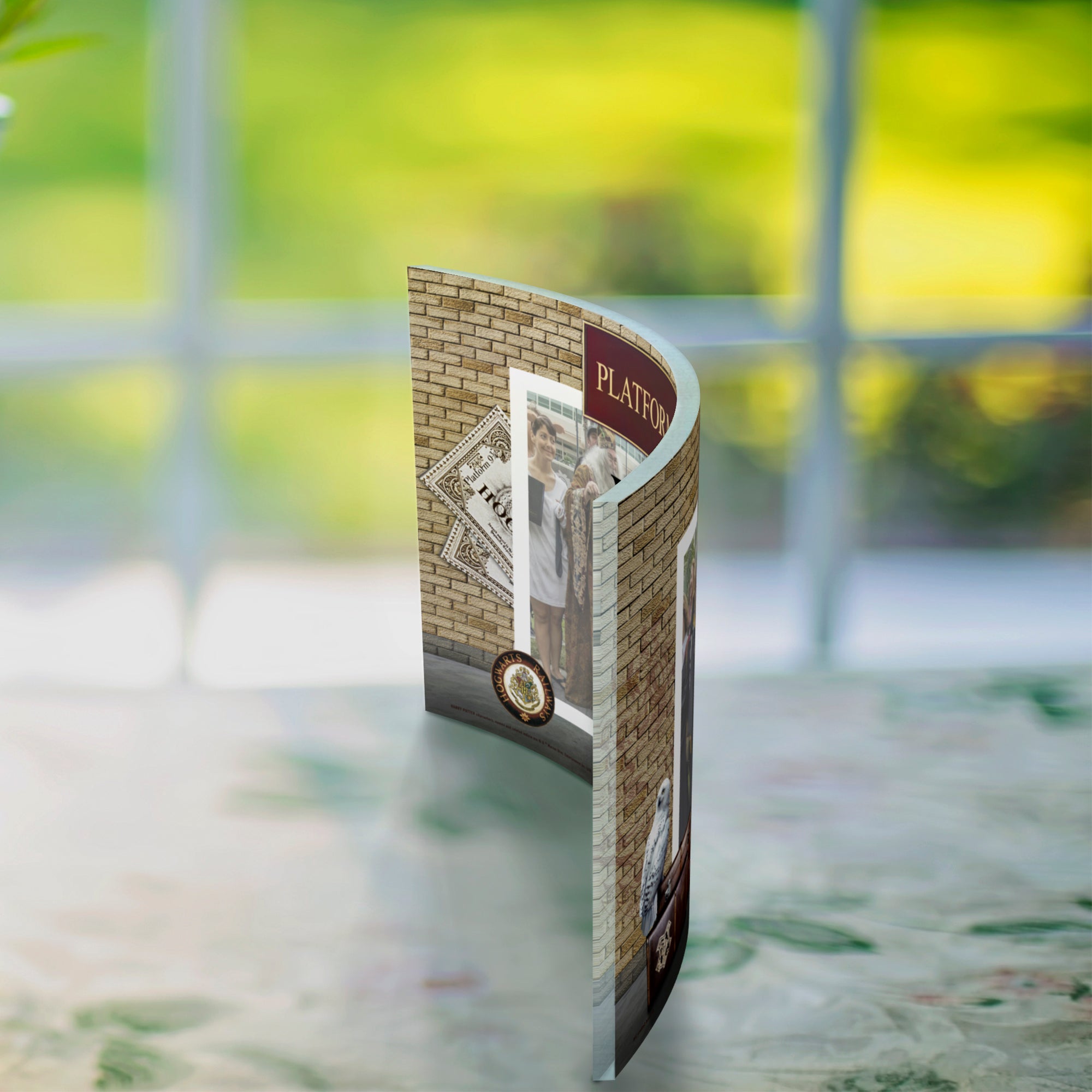 Harry Potter (Platform 9 ¾ - Add Your Photo!)  10" x 7" Curved Acrylic Print ACPU1007CUR562