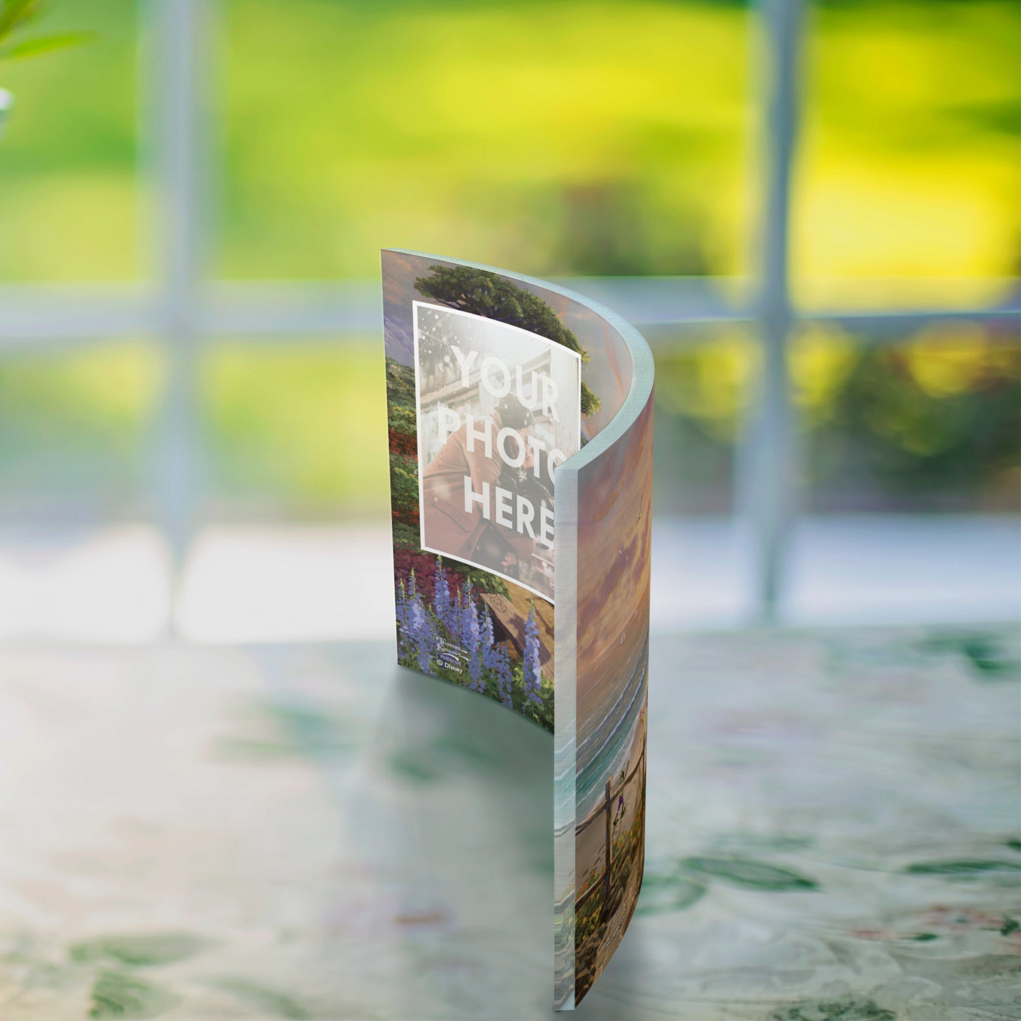 Disney (Donald and Daisy - A Duck Day Afternoon - Add Your Photo!) 10" x 7" Curved Acrylic Print ACPU1007CUR617