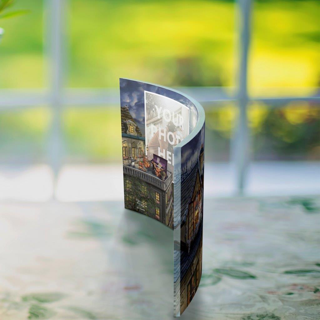 Disney (The Aristocats – Love Under the Moon) 10" x 7" Curved Acrylic Print Personalized Photo Upload ACPU1007CUR654