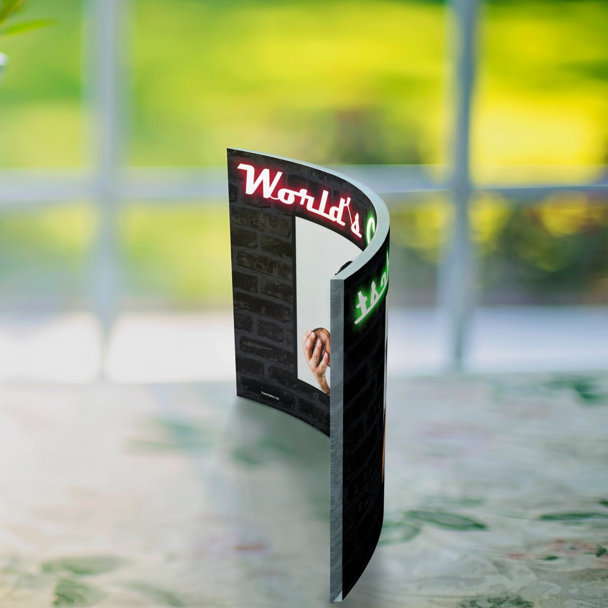 Father's Day Collection (World's Coolest Dad - Personalized)  10" x 7" Curved Acrylic Print