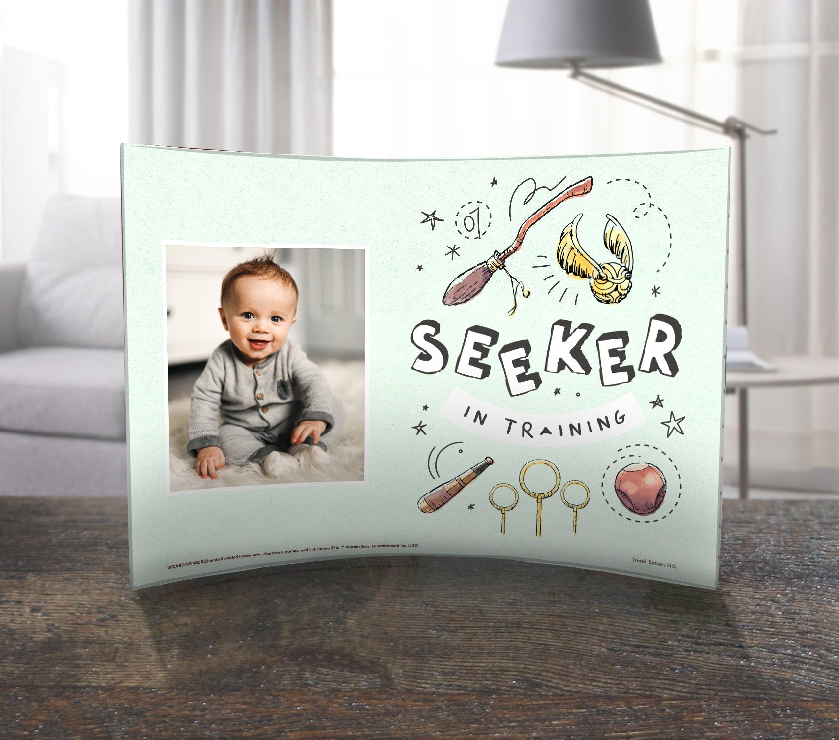 Harry Potter (Seeker in Training - Add Your Photo!)  10" x 7" Curved Acrylic Print ACPU1007CUR711