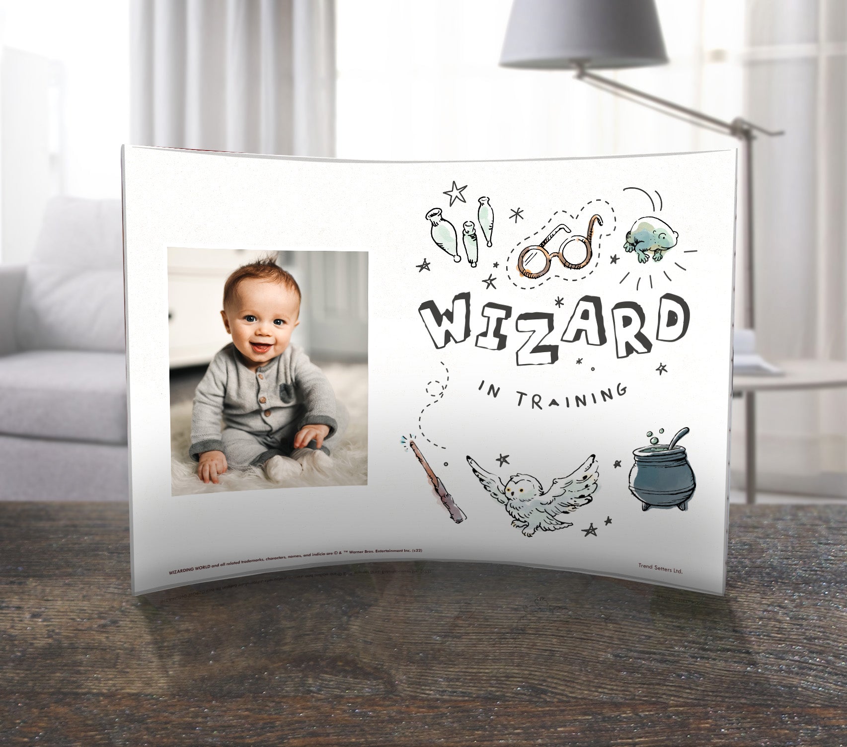 Harry Potter (Wizard in Training - Add Your Photo!)  10" x 7" Curved Acrylic Print ACPU1007CUR712