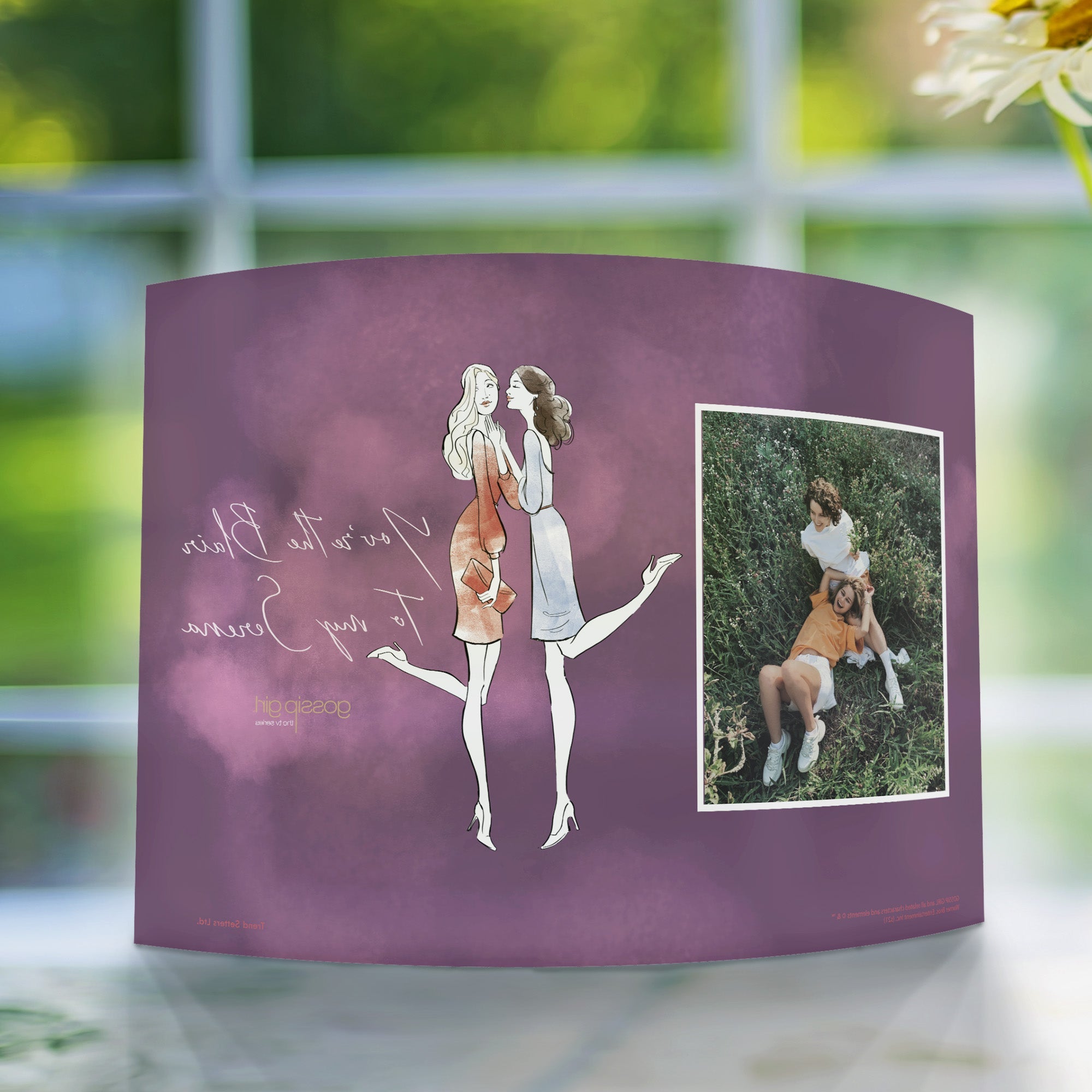 Gossip Girl (Blair to my Serena - Personalized)  10" x 7" Curved Acrylic Print