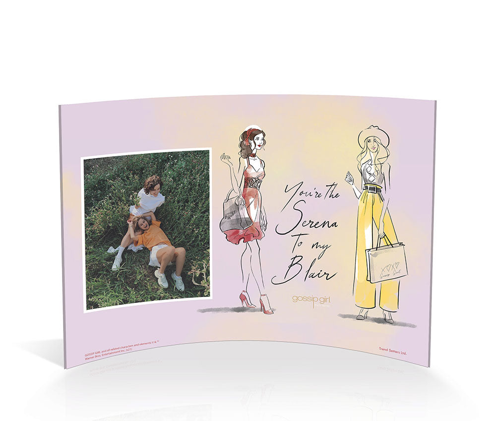 Gossip Girl (Serena to my Serena - Personalized)  10" x 7" Curved Acrylic Print