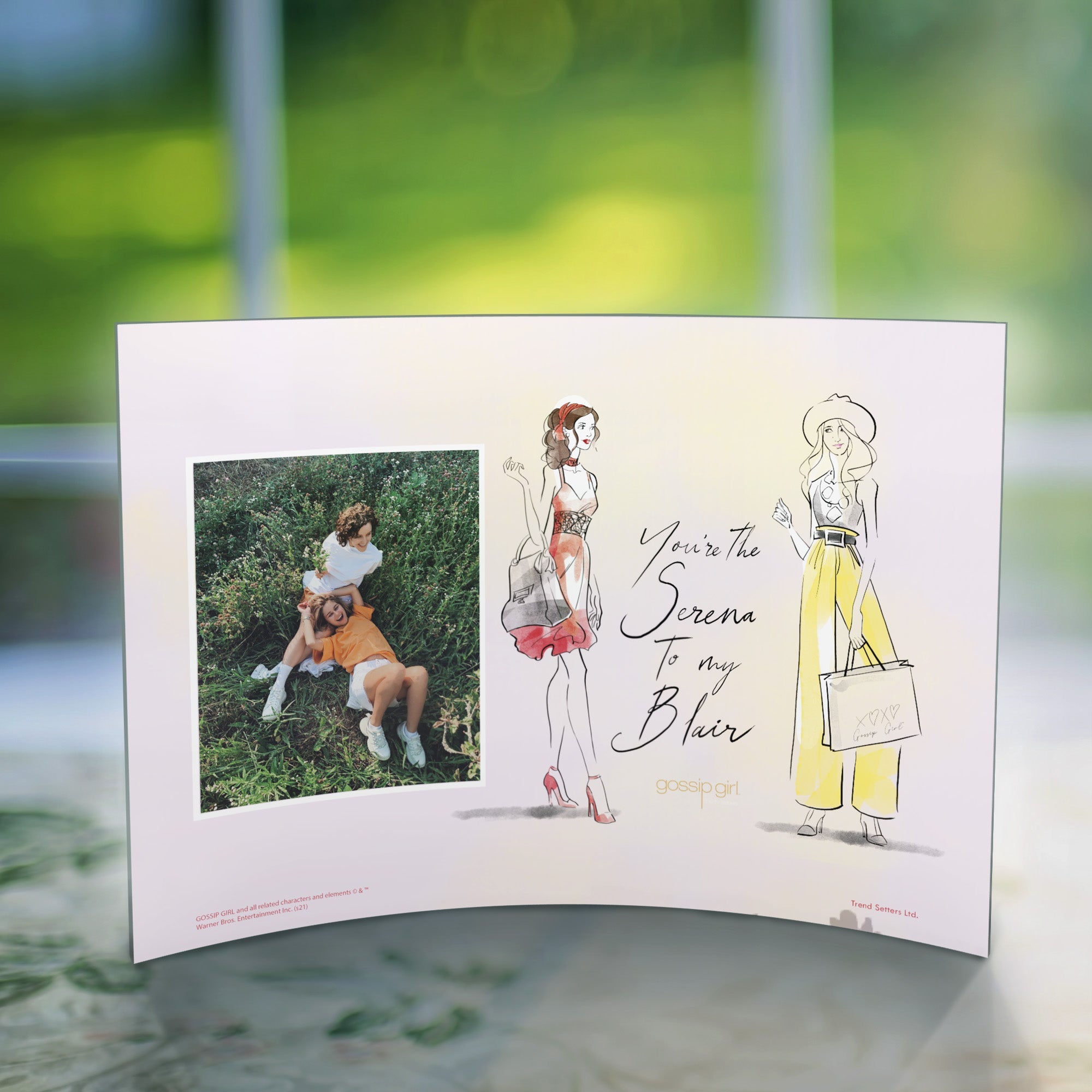 Gossip Girl (Serena to my Blair - Personalized)  10" x 7" Curved Acrylic Print