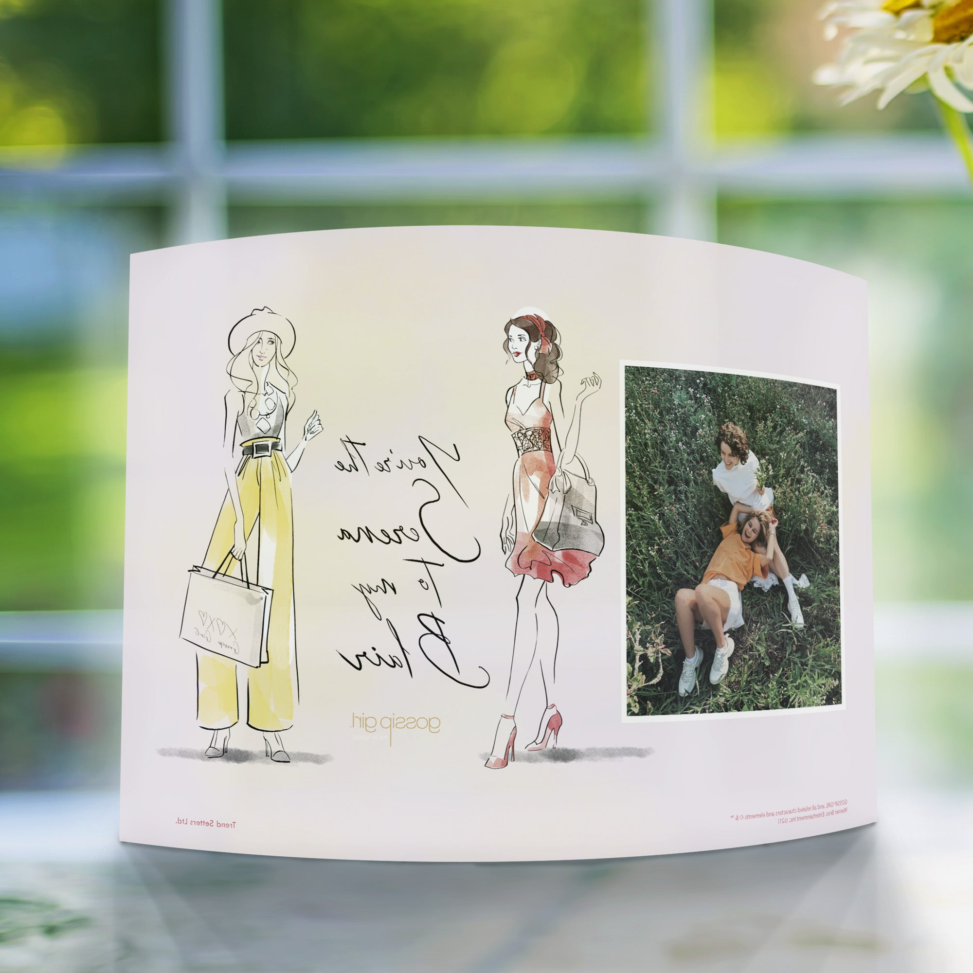 Gossip Girl (Serena to my Blair - Personalized)  10" x 7" Curved Acrylic Print