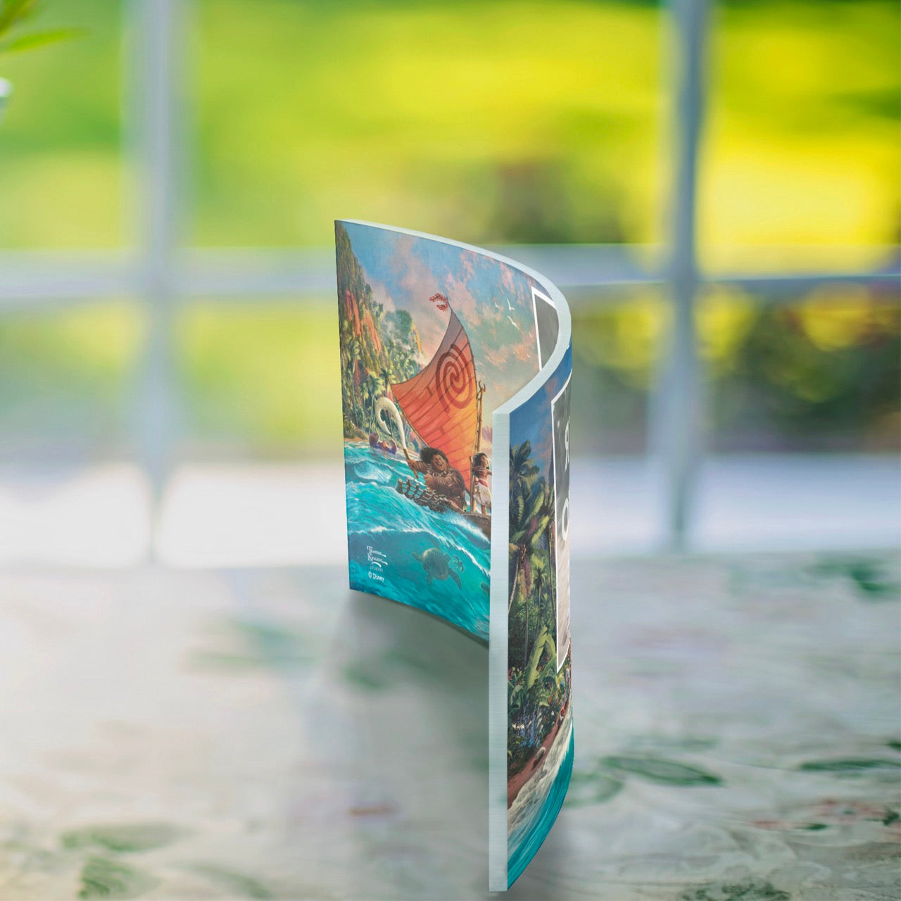 Disney (Moana) 10" x 7" Curved Acrylic Print Personalized Photo Upload ACPU1007CUR750