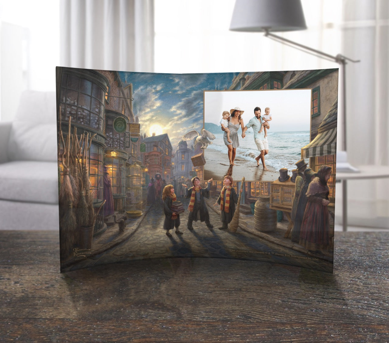 Harry Potter™ Thomas Kinkade Studios (Diagon Alley™ - Personalized) Curved Acrylic Print ACPU1007CUR825