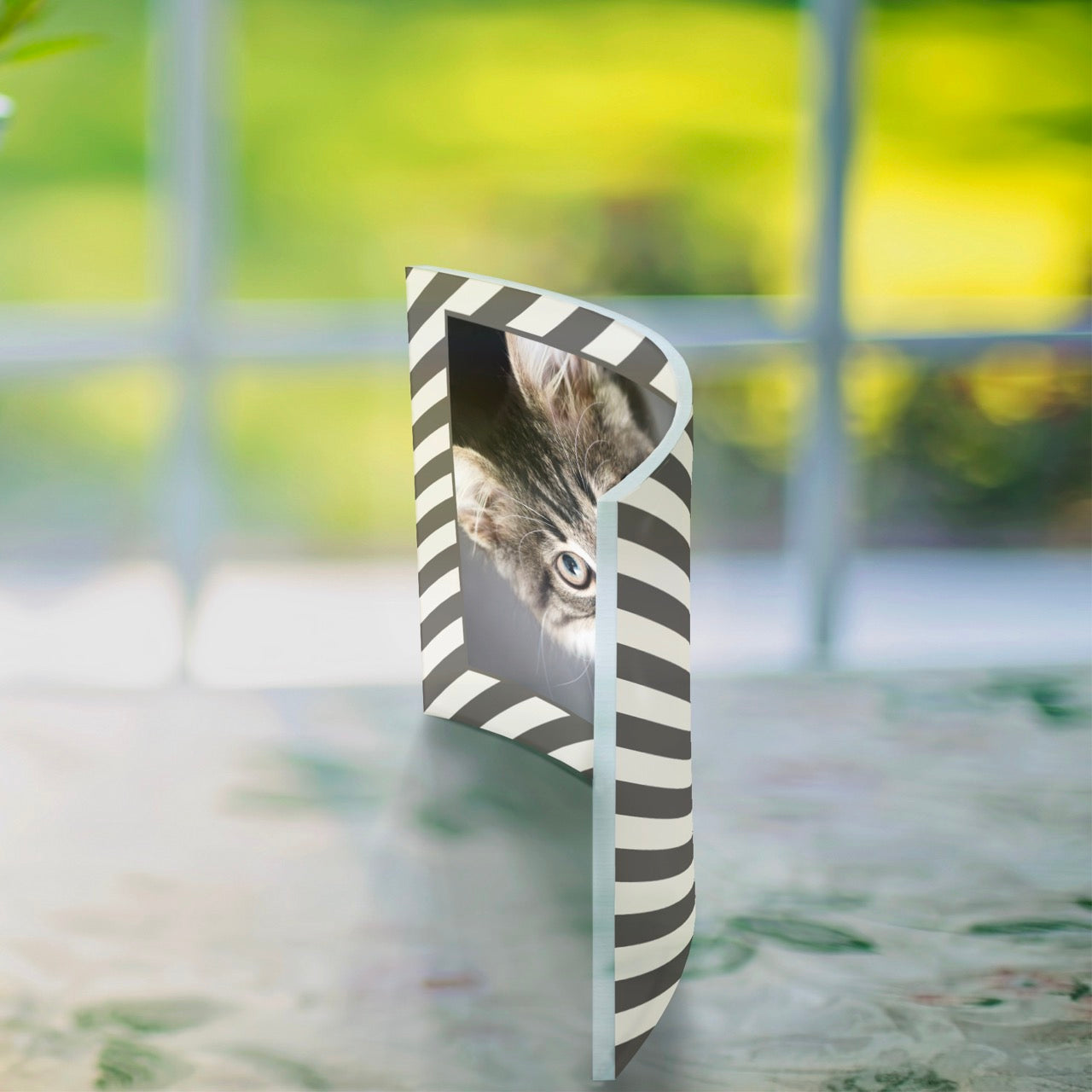 Trend Setters Original (Patterns - Left Photo Upload) 10 x 7 Curved Acrylic Print