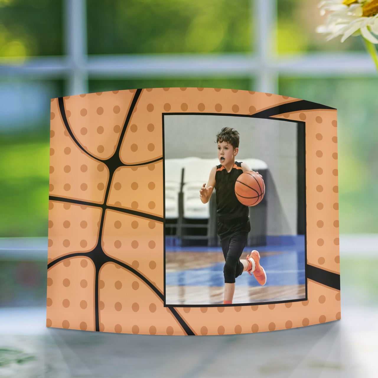 Trend Setters Original (Sports - Left Photo Upload) 10 x 7 Curved Acrylic Print