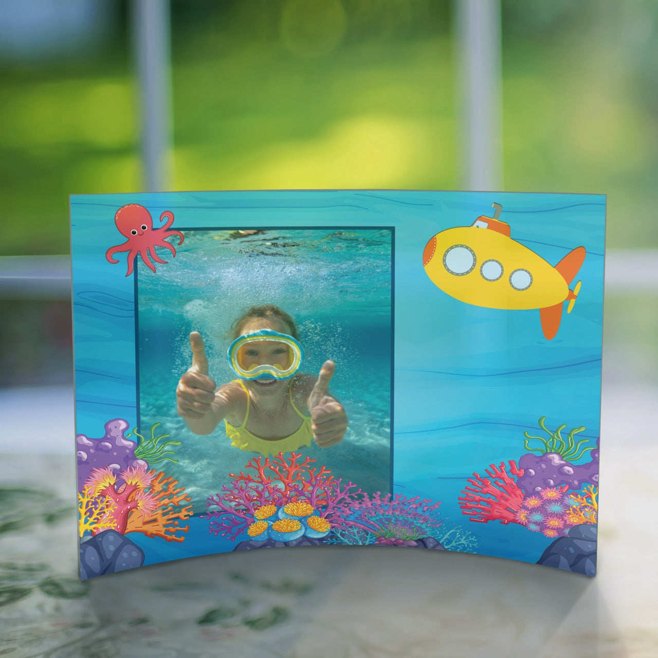 Trend Setters Original (Interests - Left Photo Upload) 10" x 7" Curved Acrylic Print