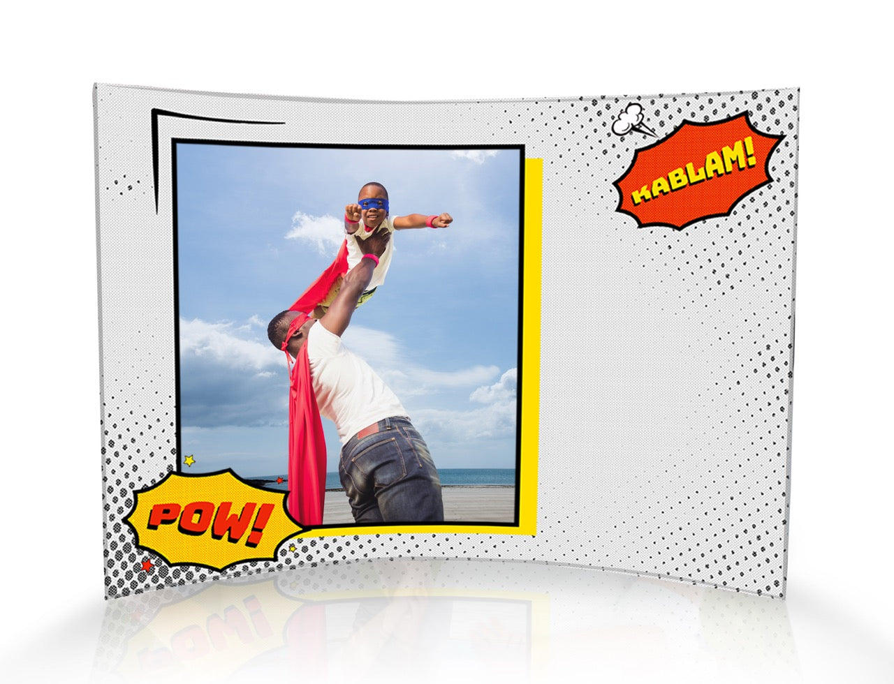 Trend Setters Original (Interests - Left Photo Upload) 10" x 7" Curved Acrylic Print