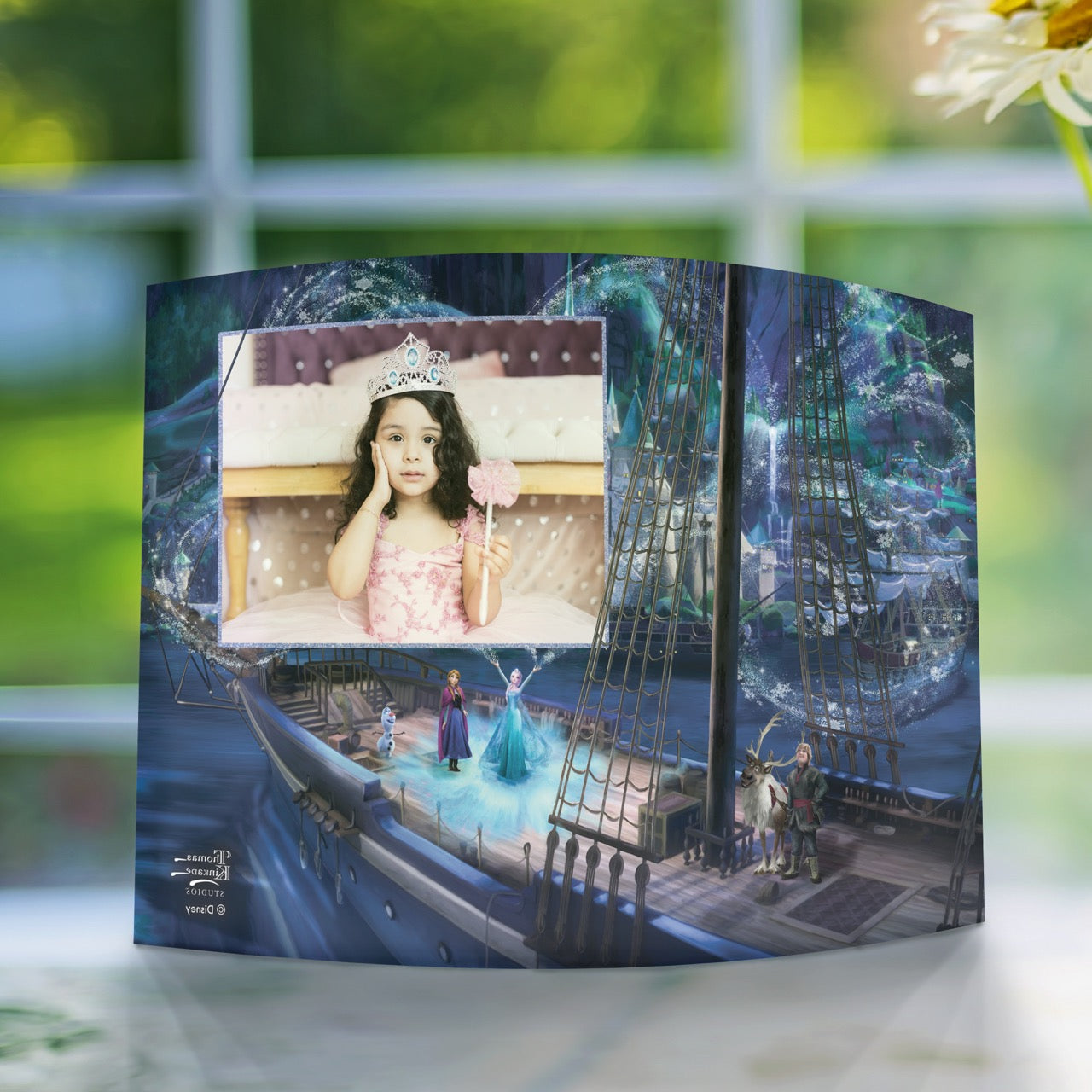 Disney (Frozen – Love and Magic) 10" x 7" Curved Acrylic Print Personalized Photo Upload ACPU1007CUR873