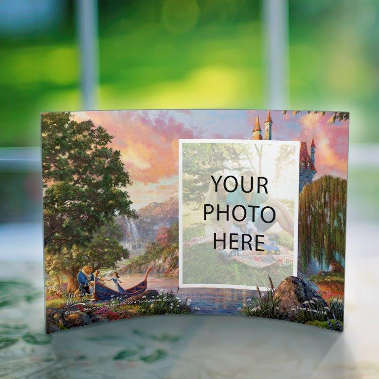 Disney (Beauty and the Beast II - Personalized) 10" x 7" Curved Acrylic Print ACPU1007CUR392