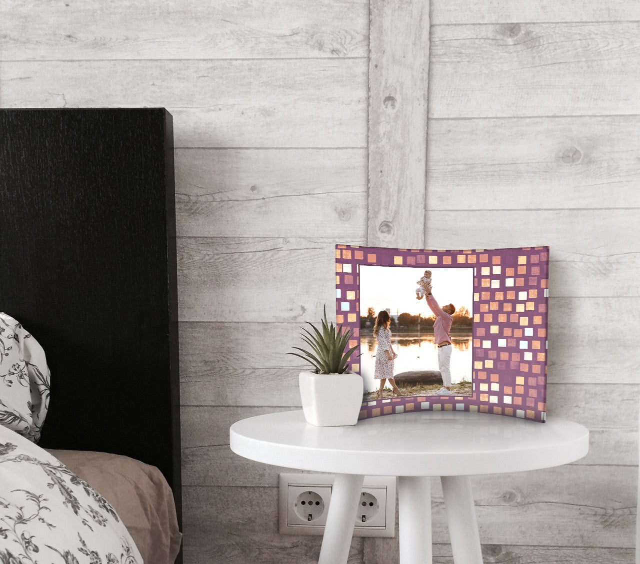 Trend Setters Original (Patterns - Left Photo Upload) 12 x 10 Curved Acrylic Print